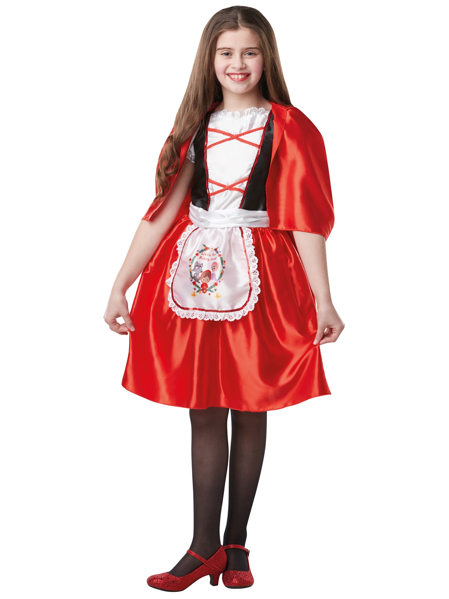 Red Riding Hood, Multi, Generic, Kids Costumes, Extra Large, Front