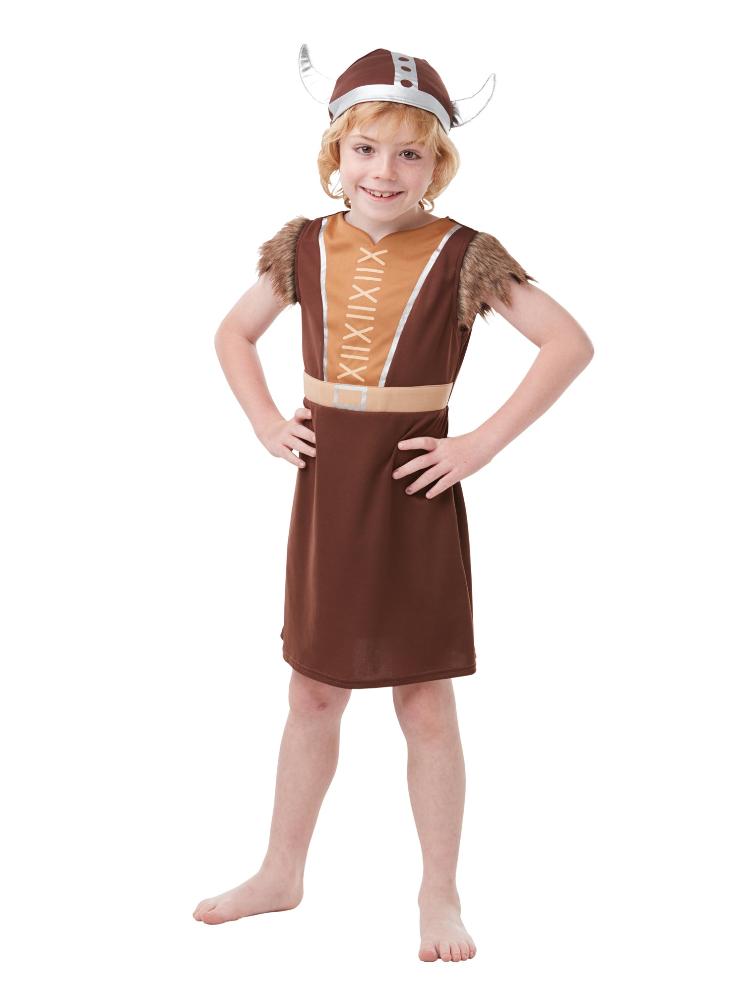 Viking, Multi, Generic, Childrens Costume, Medium, Back