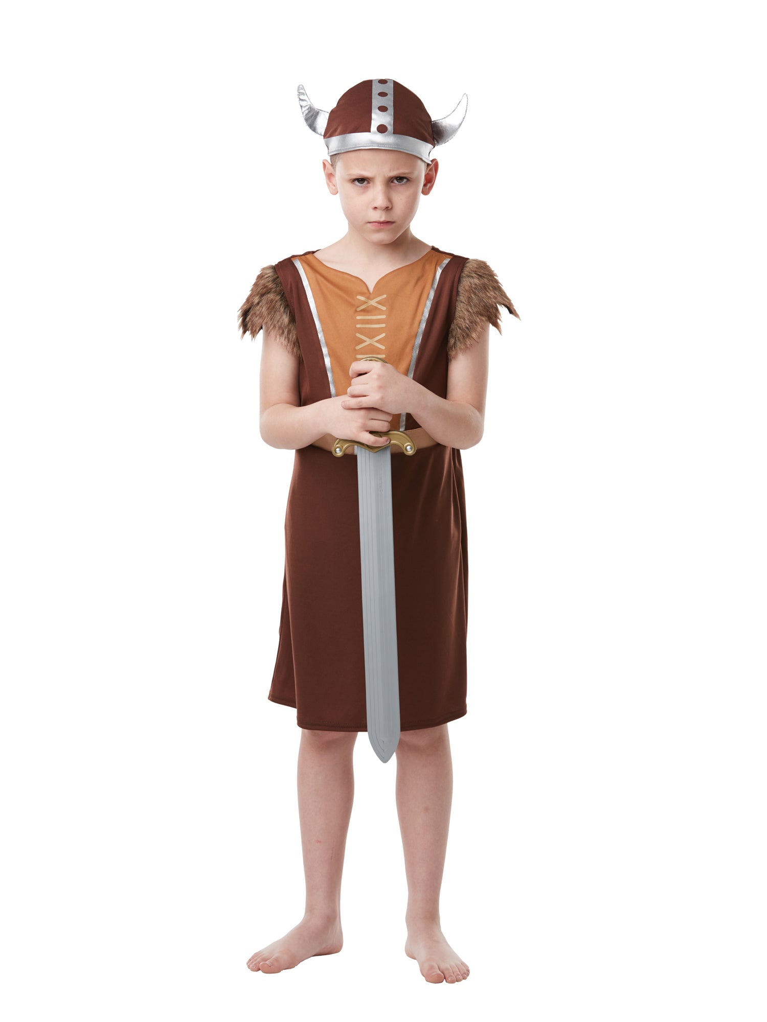 Viking, Multi, Generic, Kids Costumes, Extra Large, Back