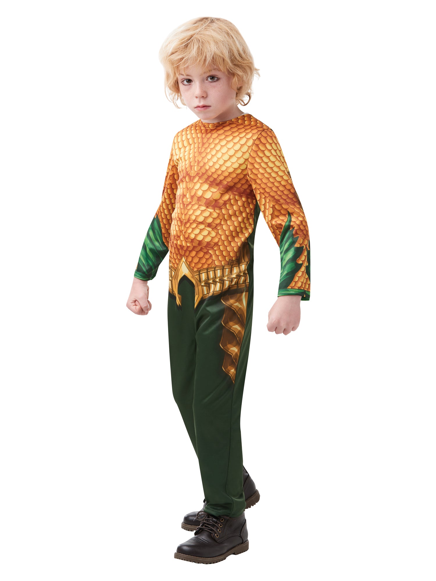 Aquaman, Multi, DC, Kids Costumes, Large, Front