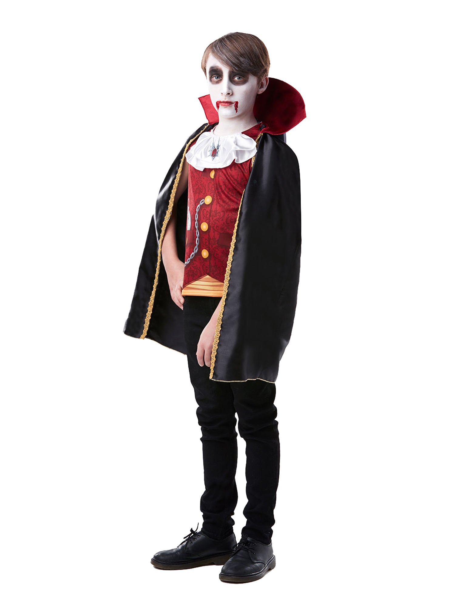 Vampire, multi-colored, Generic, Kids Costumes, Large, Back