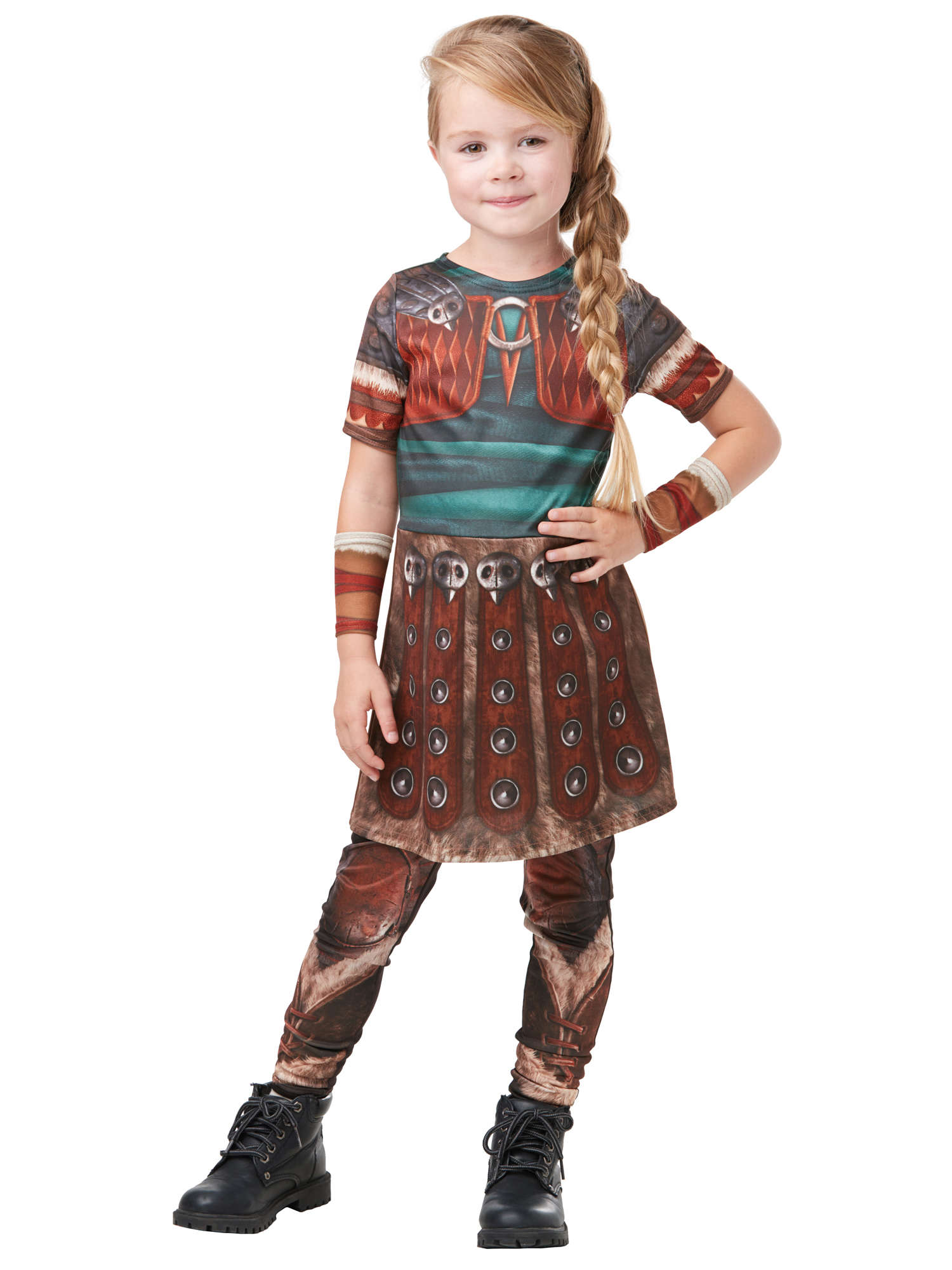 Astrid, Multi, Universal - HTTYD, Kids Costumes, Small, Front