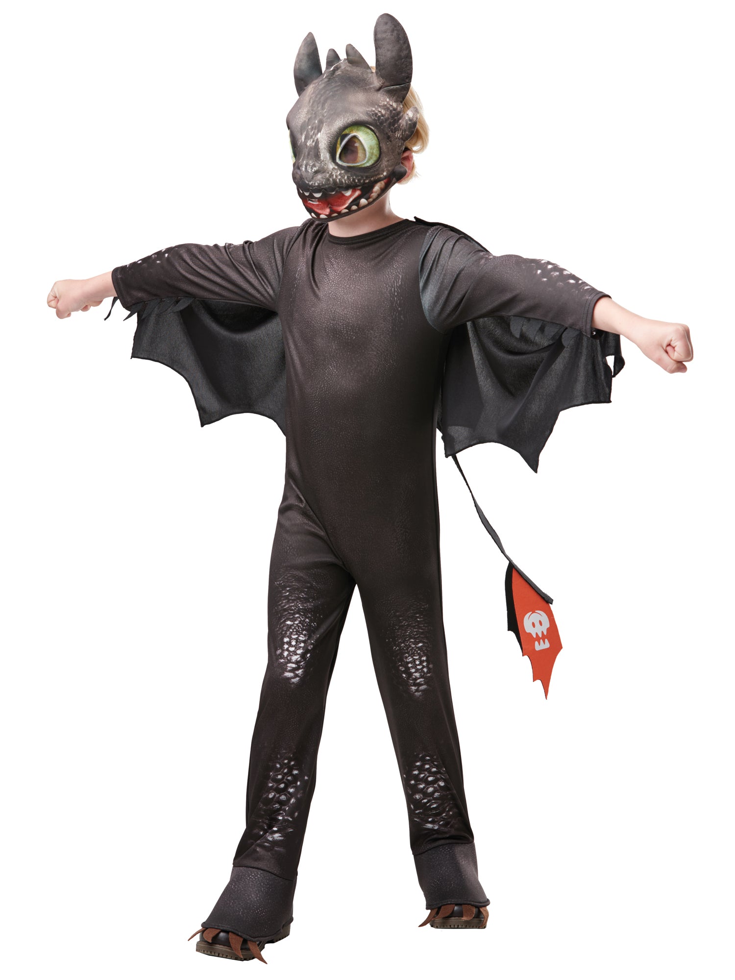 Toothless, How To Train Your Dragon: The Hidden World, How To Train Your Dragon: The Hidden World, Multi, How To Train Your Dragon, Kids Costumes, Medium, Front