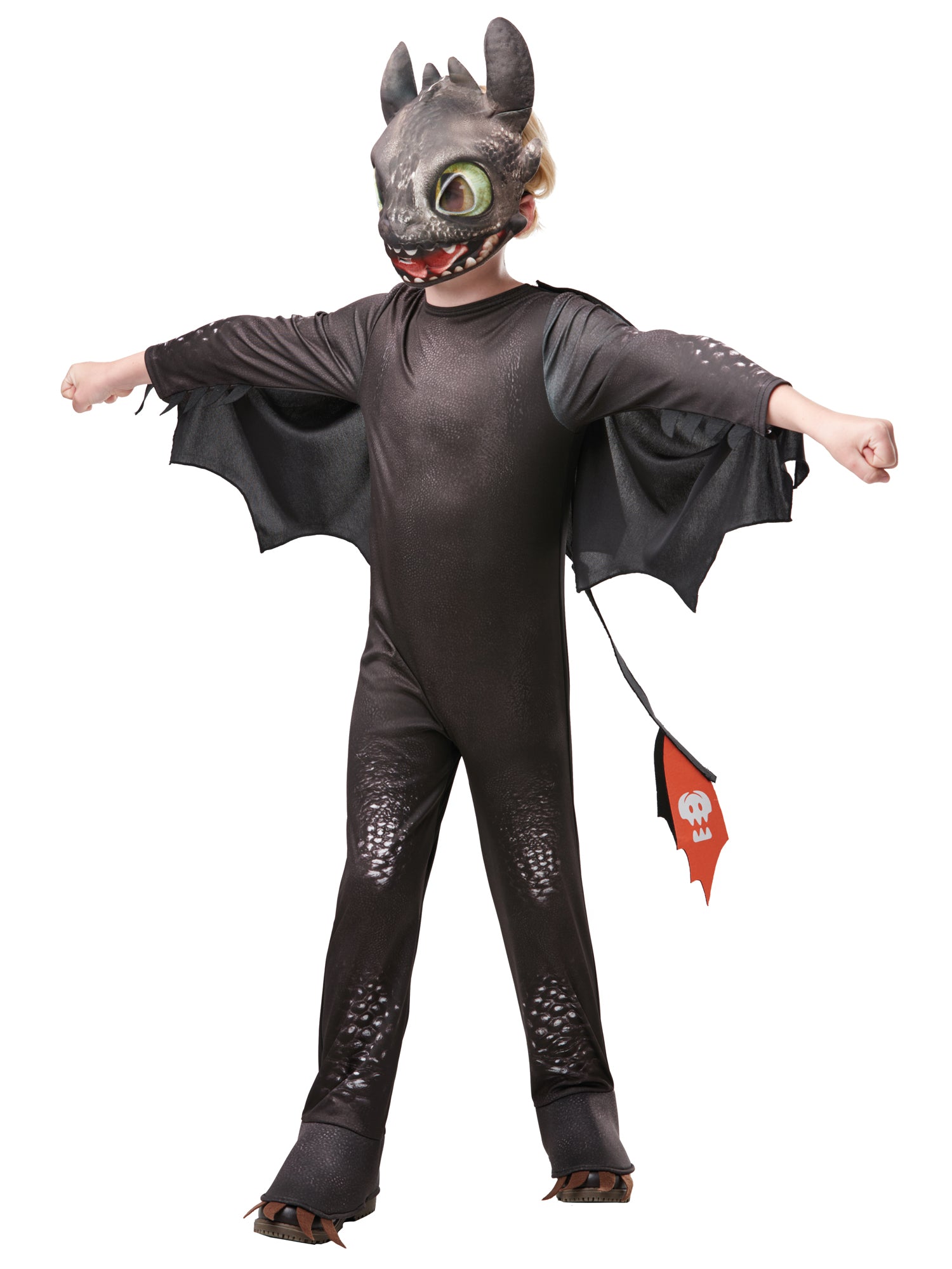 Toothless, How To Train Your Dragon: The Hidden World, How To Train Your Dragon: The Hidden World, Multi, Toothless, Kids Costumes, Medium, Front