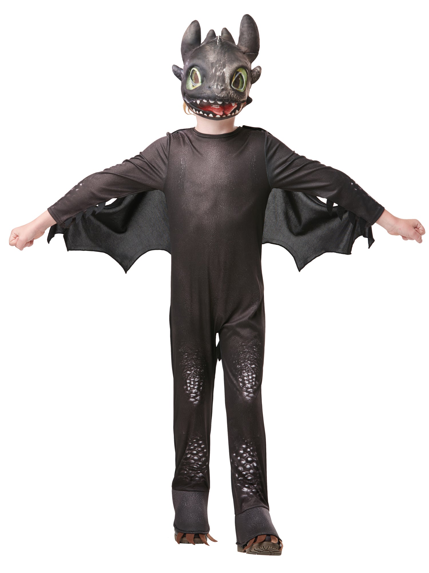 Toothless, How To Train Your Dragon: The Hidden World, How To Train Your Dragon: The Hidden World, Multi, Toothless, Kids Costumes, Medium, Back