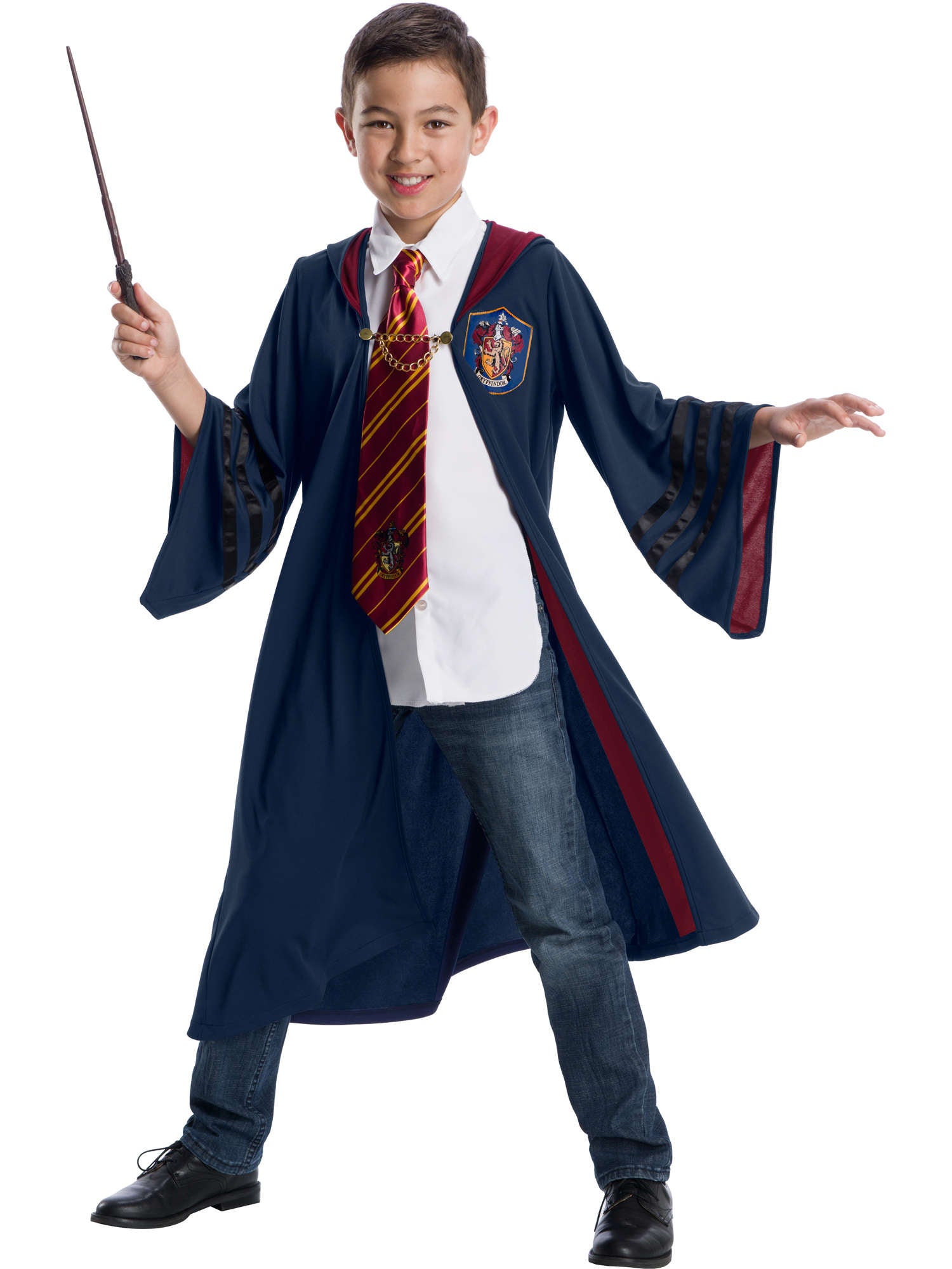 Gryffindor, Multi, Harry Potter, Kids Costumes, Medium, Back