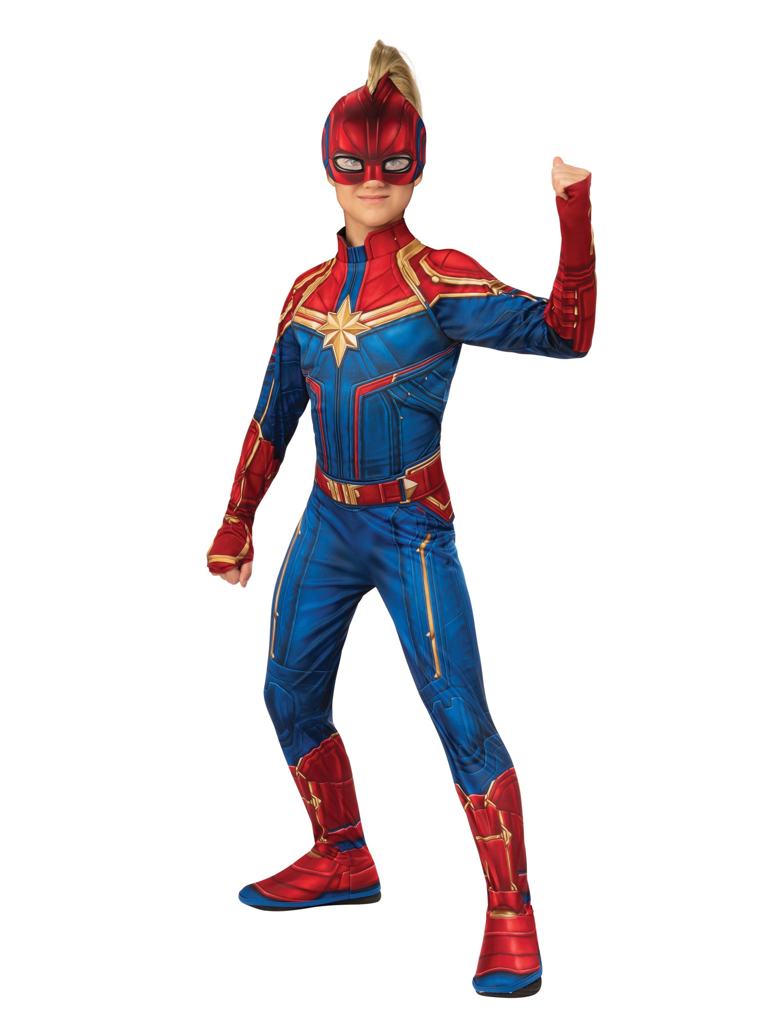 Captain Marvel, Avengers, Multi, Marvel, Kids Costumes, Small, Front