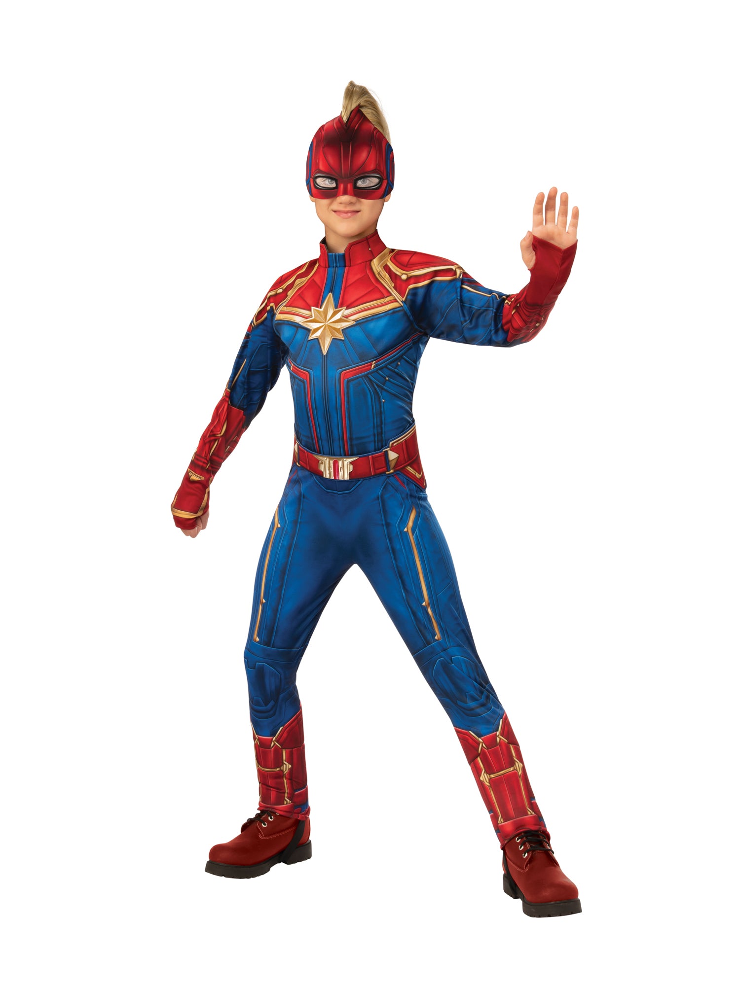 Captain Marvel, Avengers, Multi, Marvel, Kids Costumes, Medium, Front