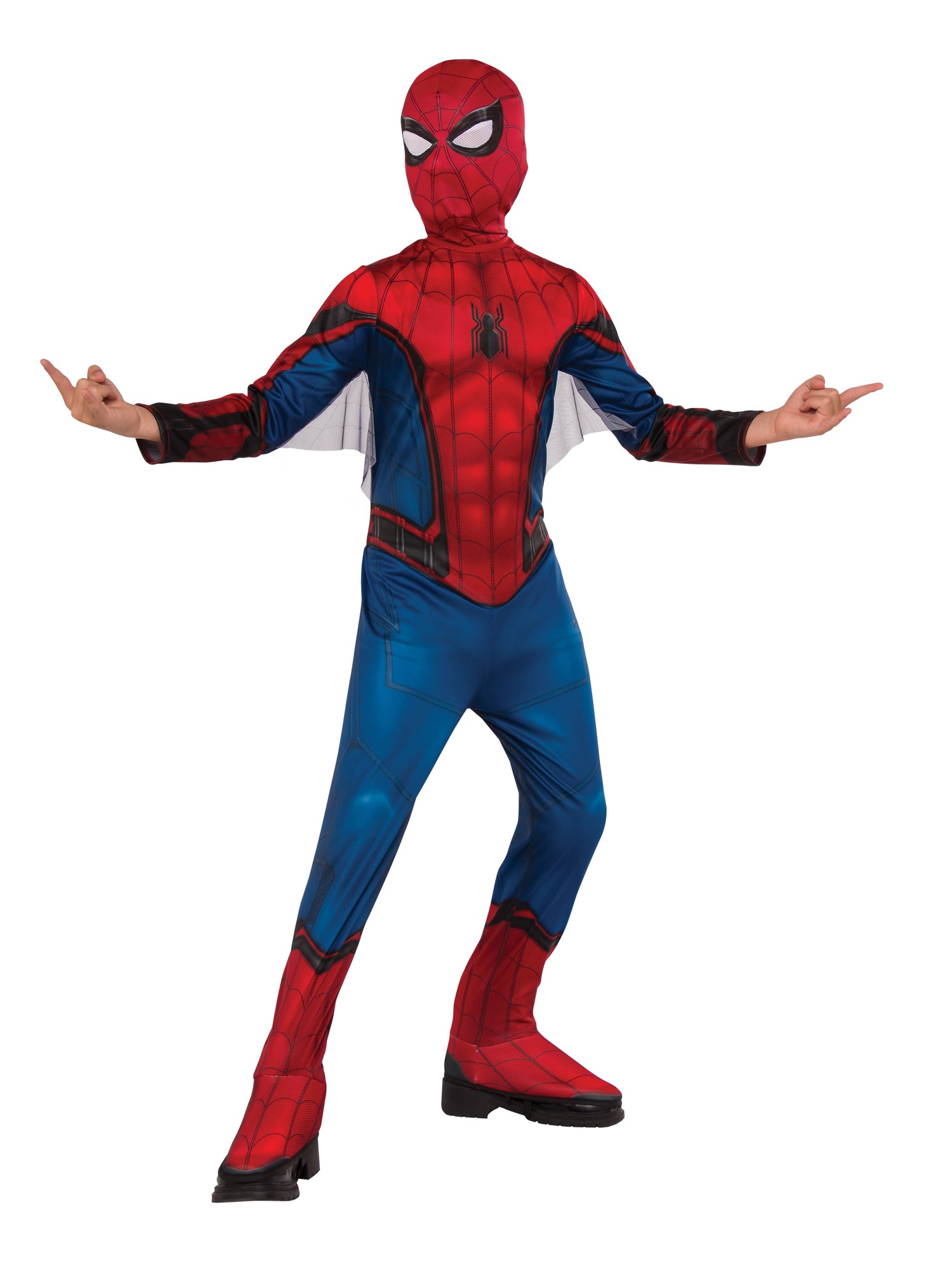 Spider-Man, Spider-Man: Far From Home, Spider-Man: Far From Home, Spider-Man: Far From Home, Red & Black, Marvel, Kids Costumes, Large, Front