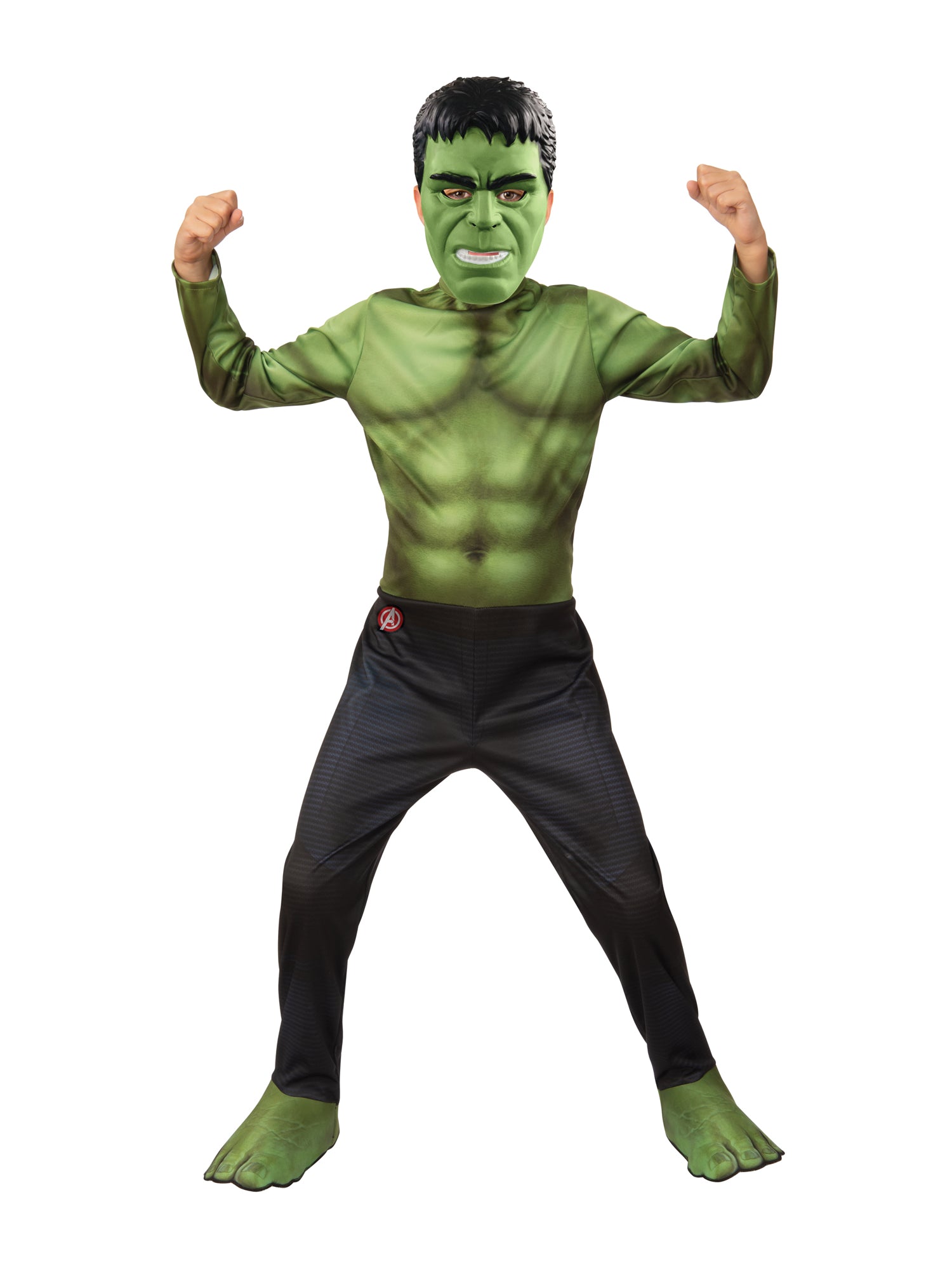 The Incredible Hulk, Endgame, Avengers, Endgame, Multi, Marvel, Kids Costumes, Small, Front