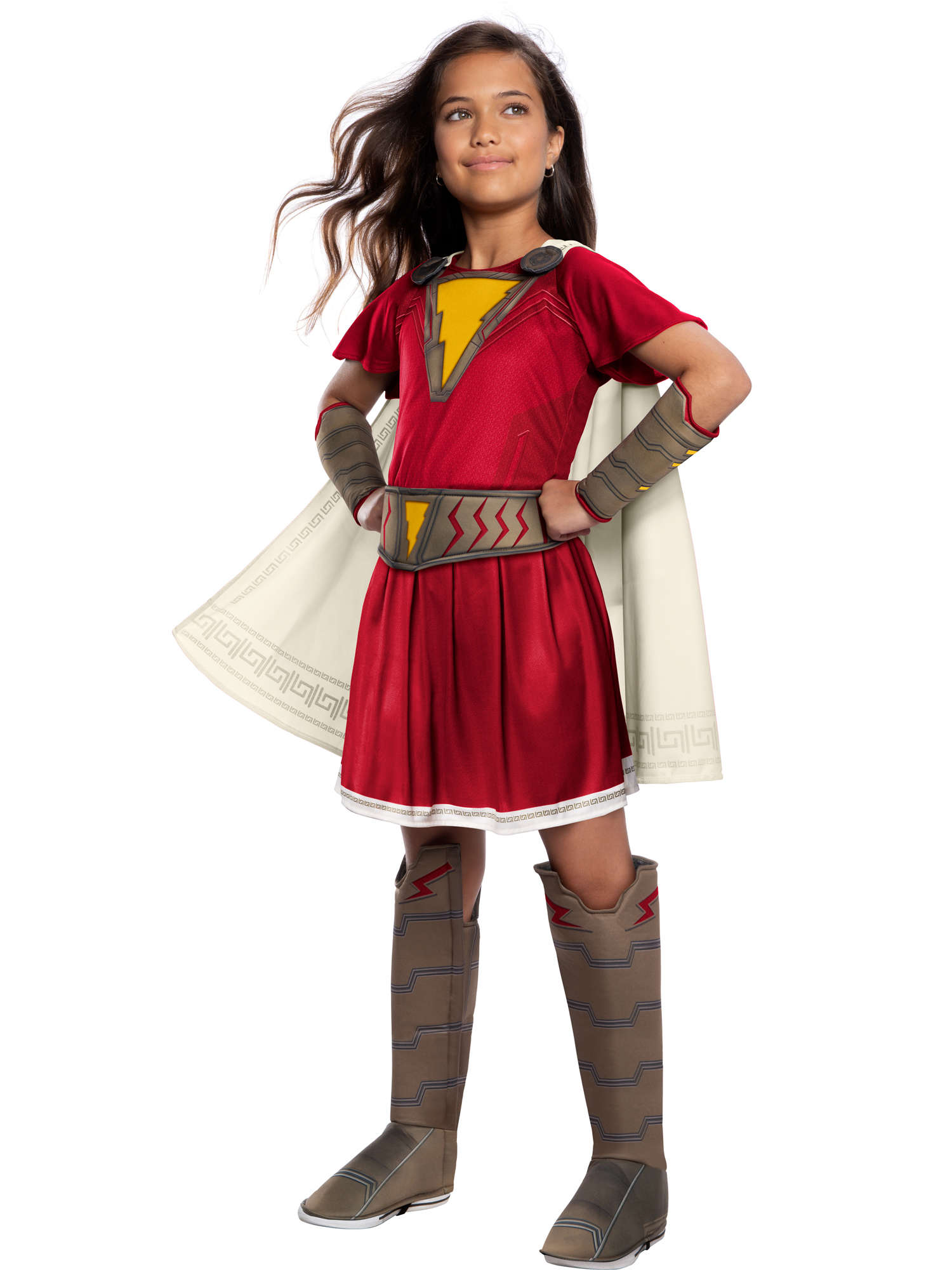 Mary, Shazam, Multi, DC, Kids Costumes, Small, Front