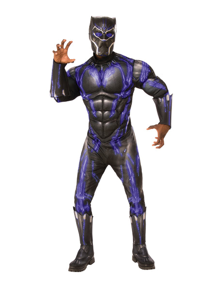 Adult Deluxe Battlesuit Black Panther Costume From Marvel Endgame