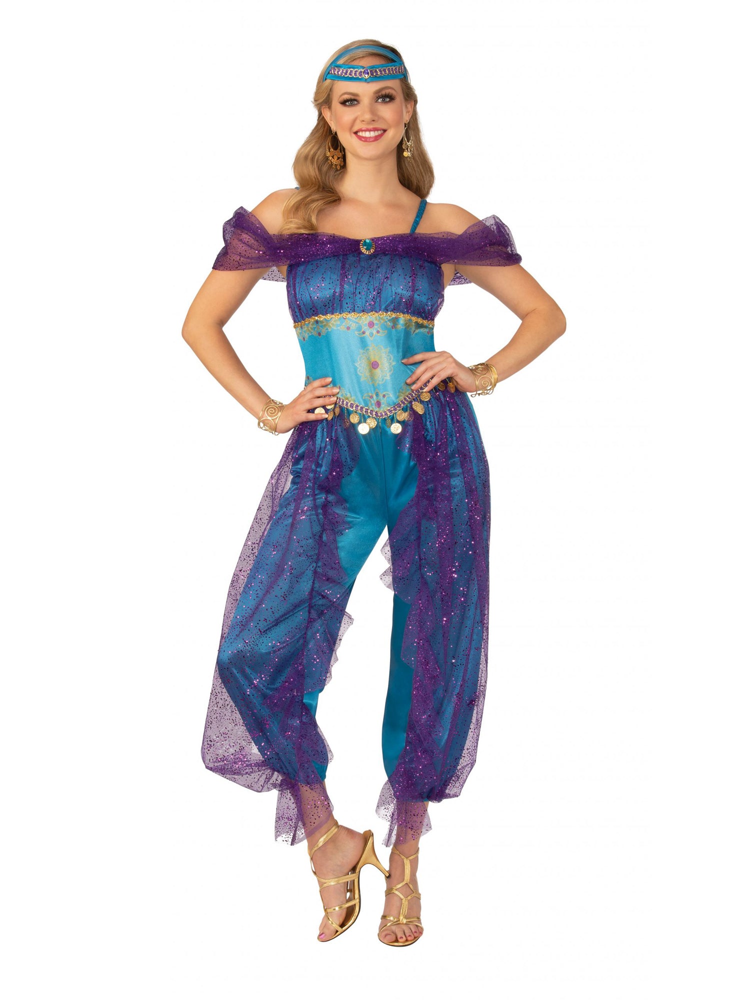 Arabian, Multi, Generic, Adult Costume, , Front