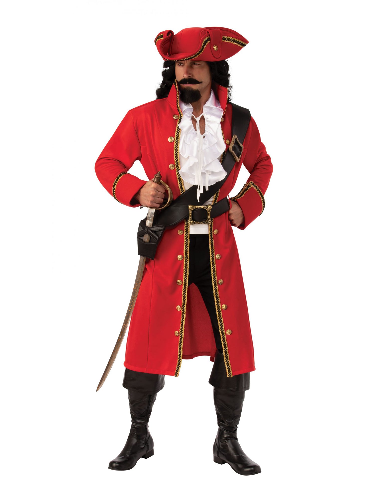 Pirate, Multi, Generic, Adult Costume, , Front