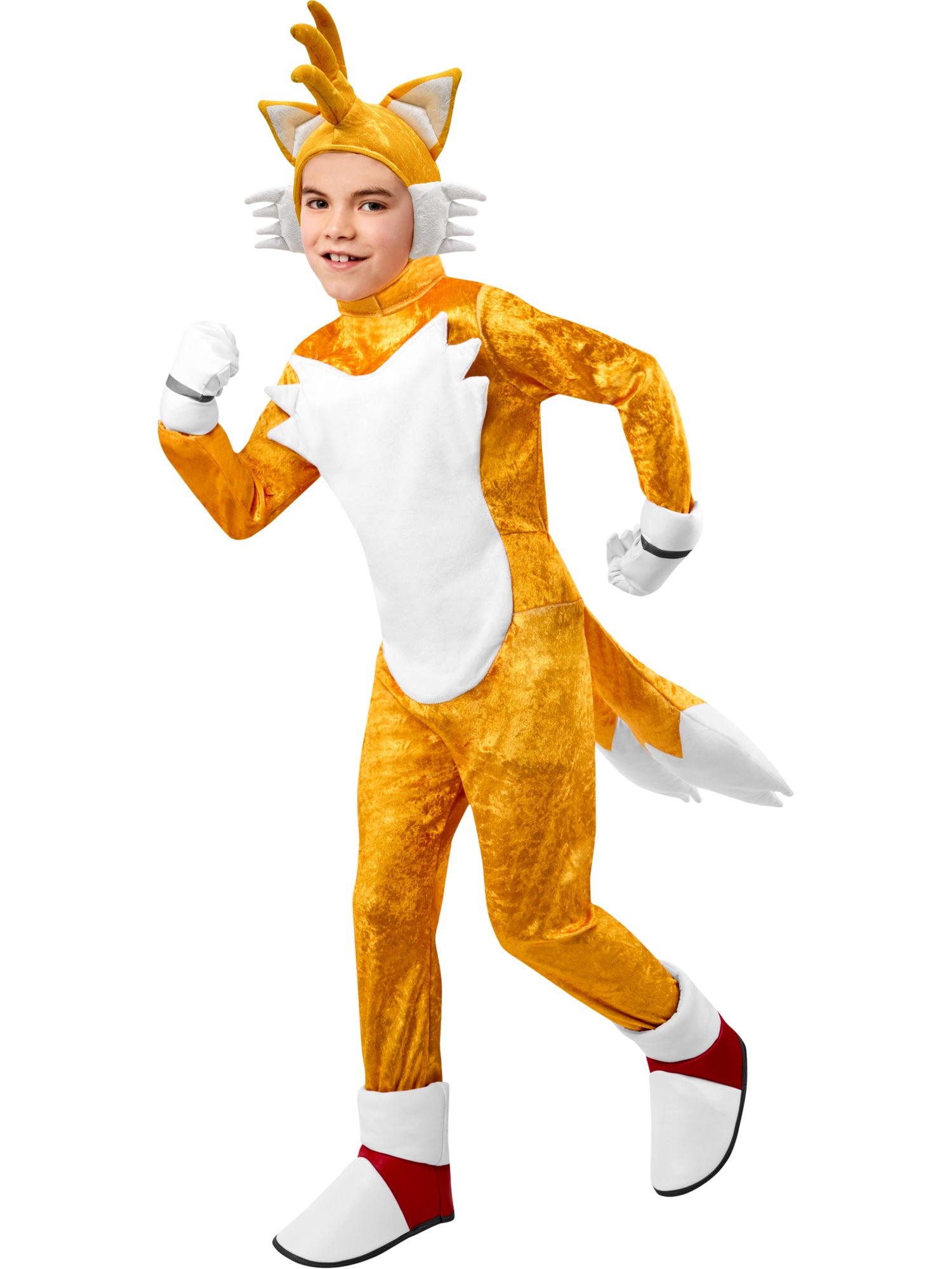 Tails, Yellow, SEGA, Kids Costumes, L, Front