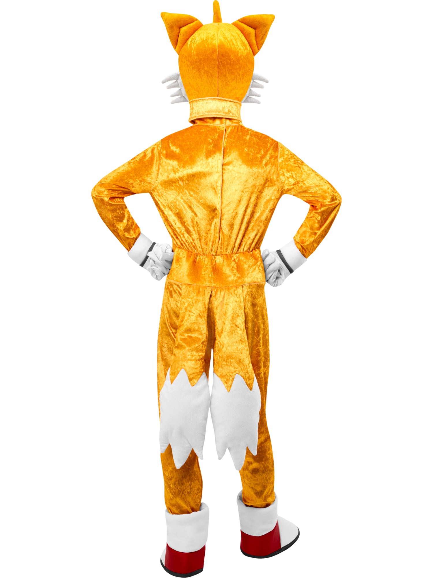 Tails, Yellow, Sega, Kids Costumes, L, Back