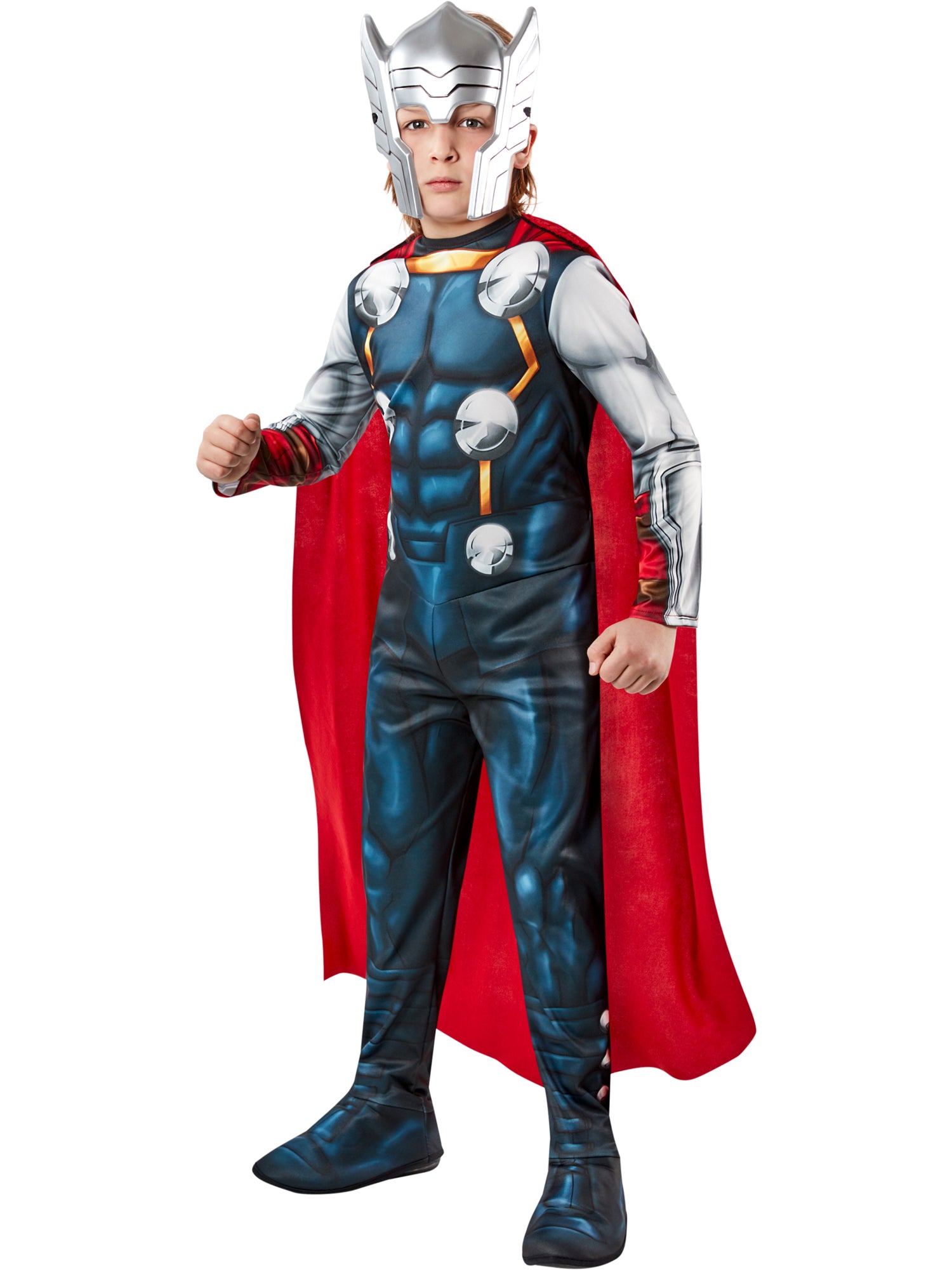 Thor, Avengers, Multi, Marvel, Kids Costumes, Extra Small, Front