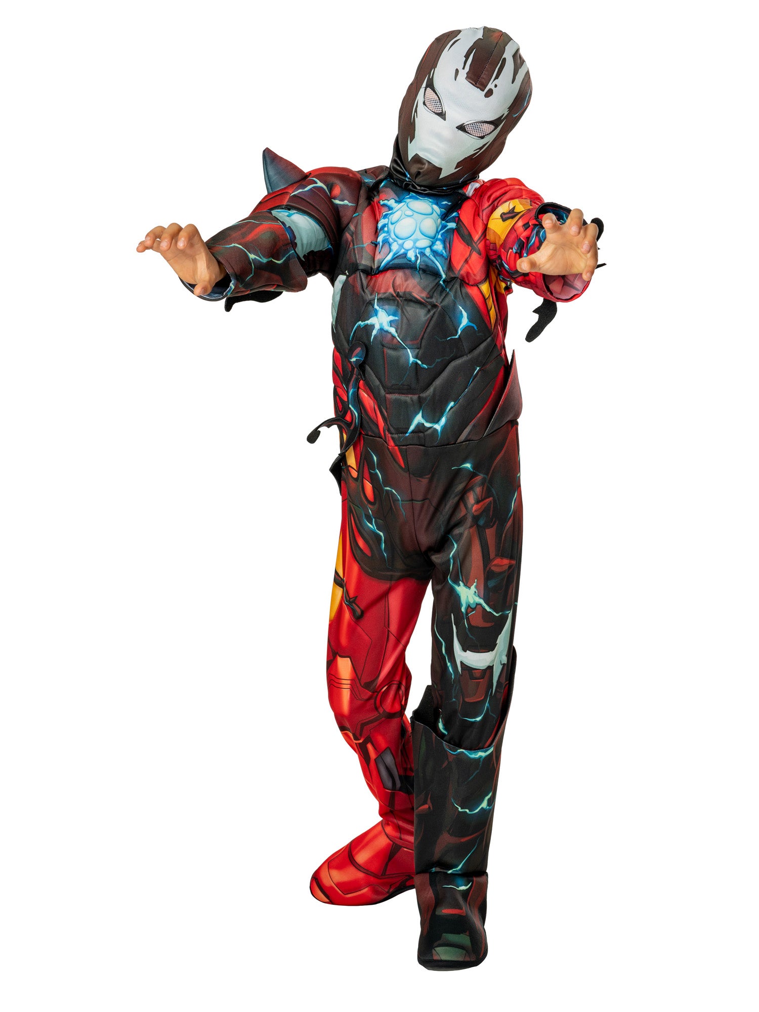 Iron Man, Multi, Marvel, Kids Costumes, Small, Side