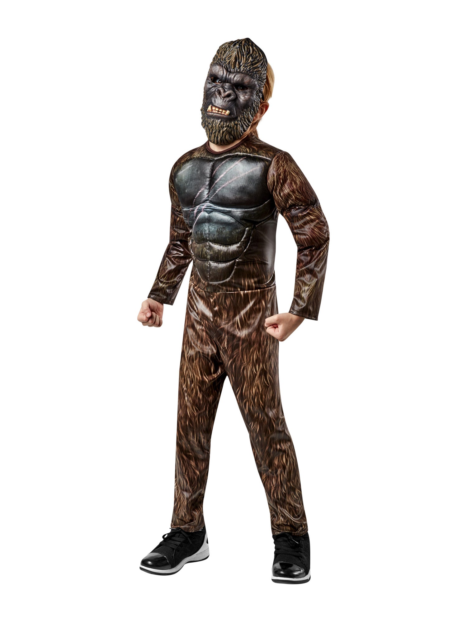 King Kong, Multi, Godzilla Vs Kong, Childrens Costume, Medium, Side