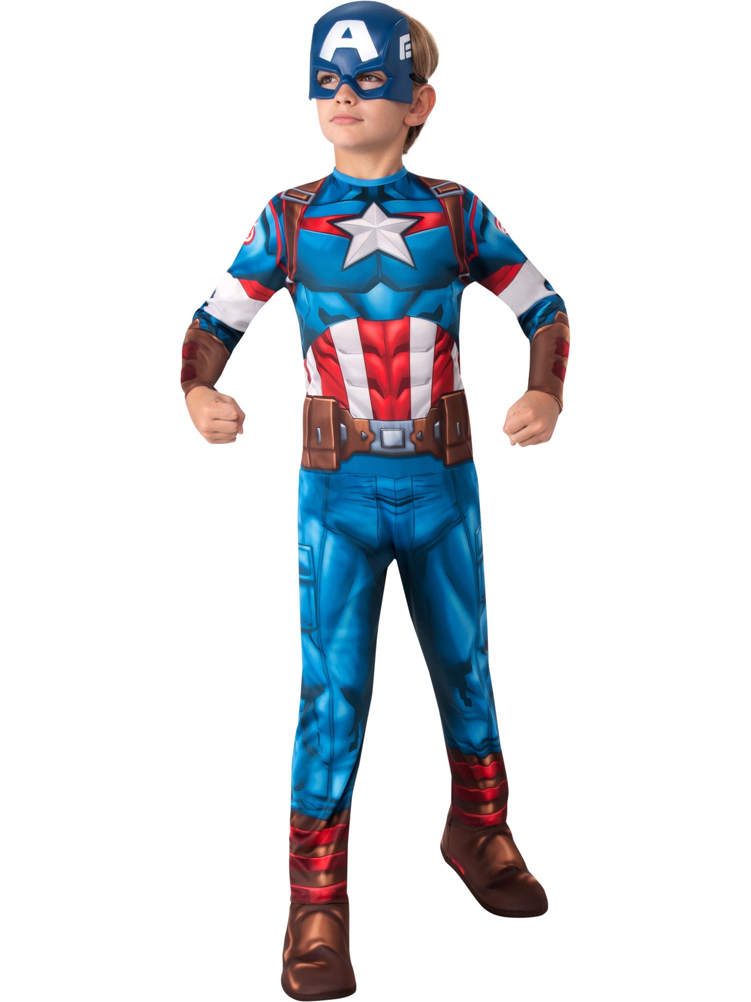Captain America, Avengers, Multi, Marvel, Kids Costumes, Extra Small, Other