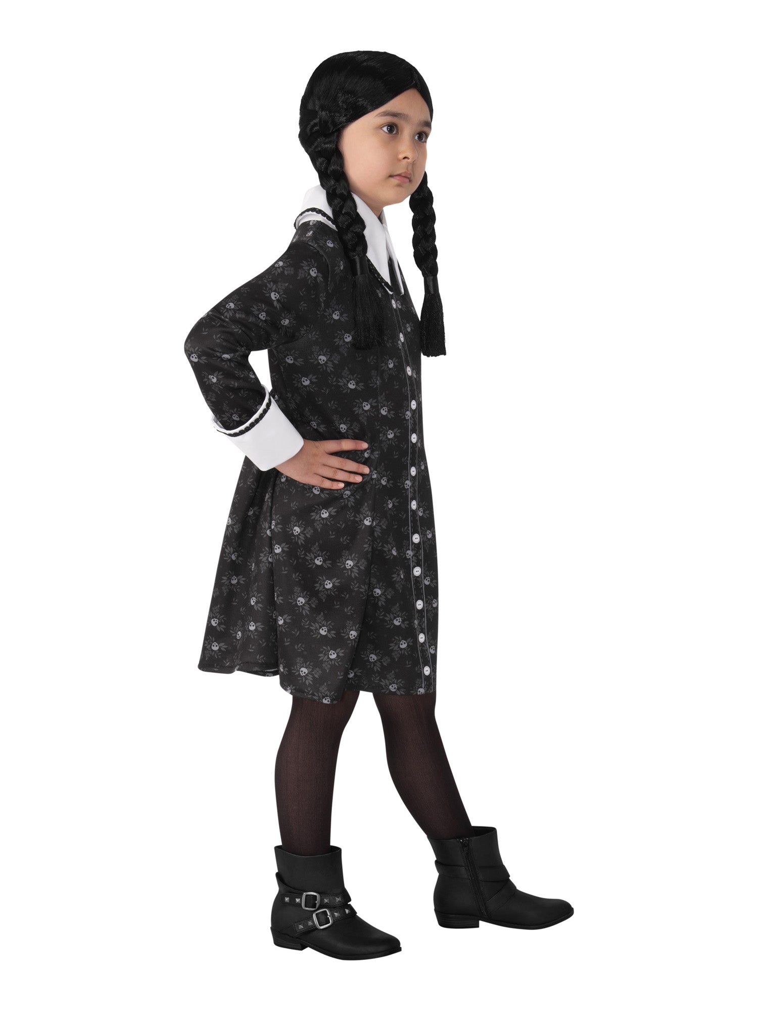 Wednesday, Multi, Addam's Family, Kids Costumes, Small, Other