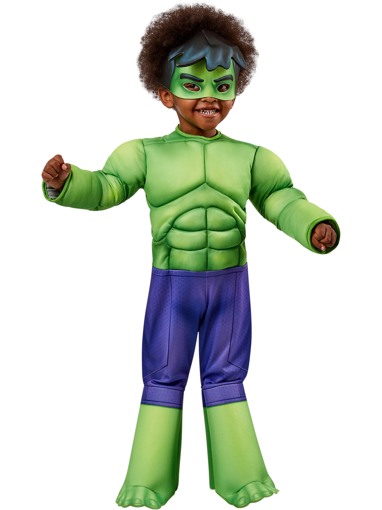 The Incredible Hulk, Multi, Marvel, Kids Costumes, Toddler, Front