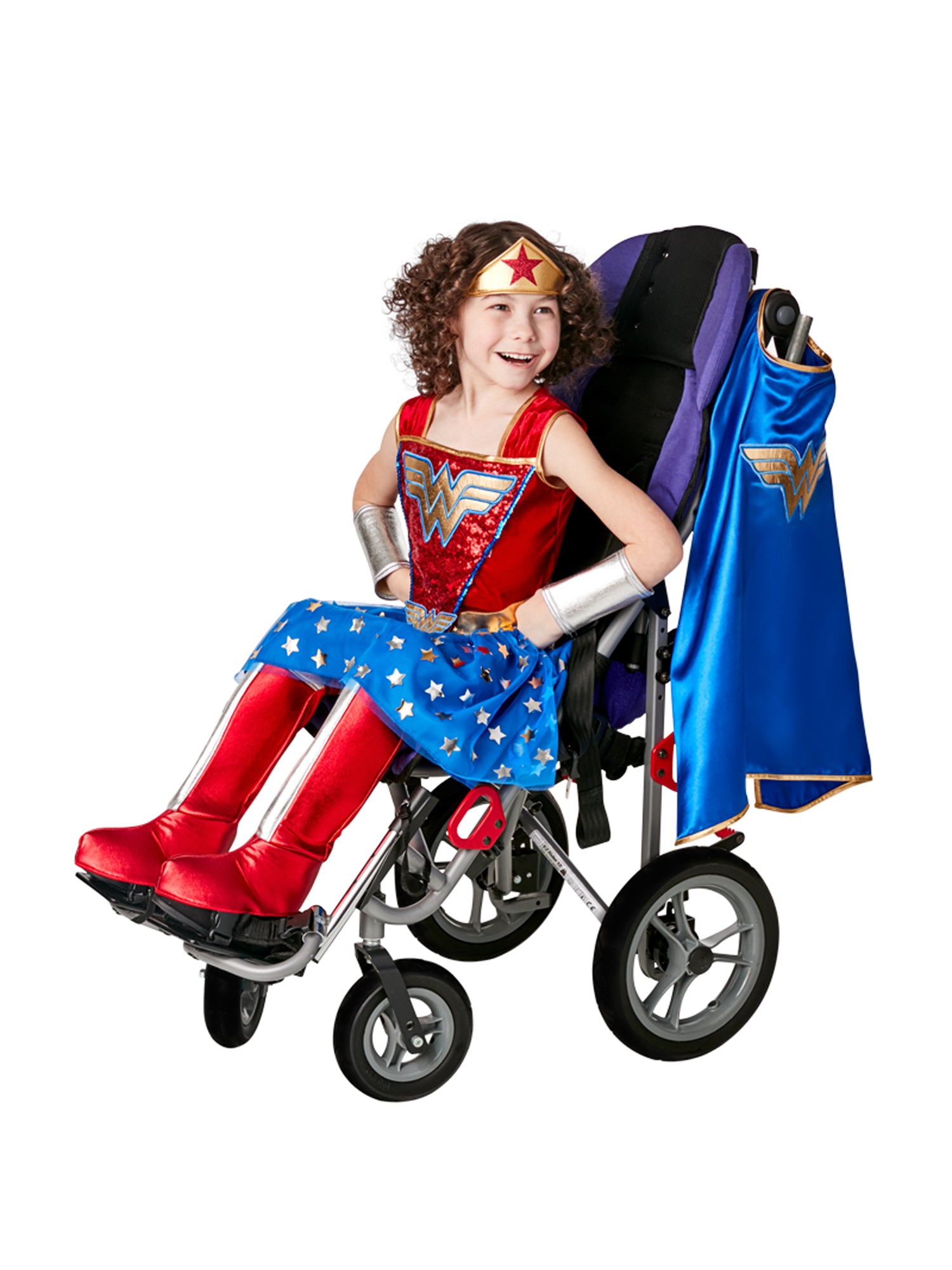 Wonder Woman, Multi, DC, Kids Costumes, Small, Back