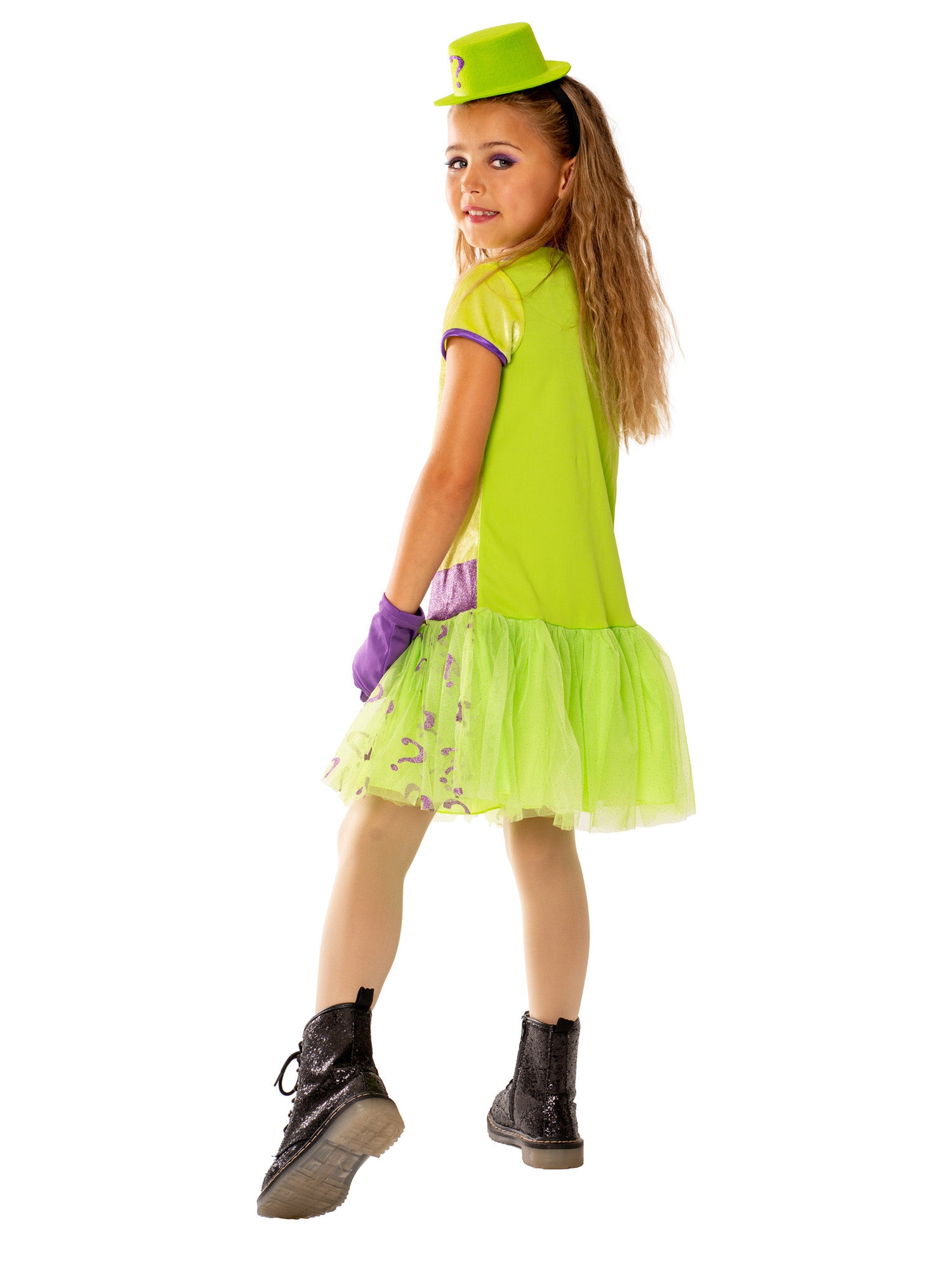 Riddler, Batman, Multi, WB DC Comics, Kids Costumes, Small, Back