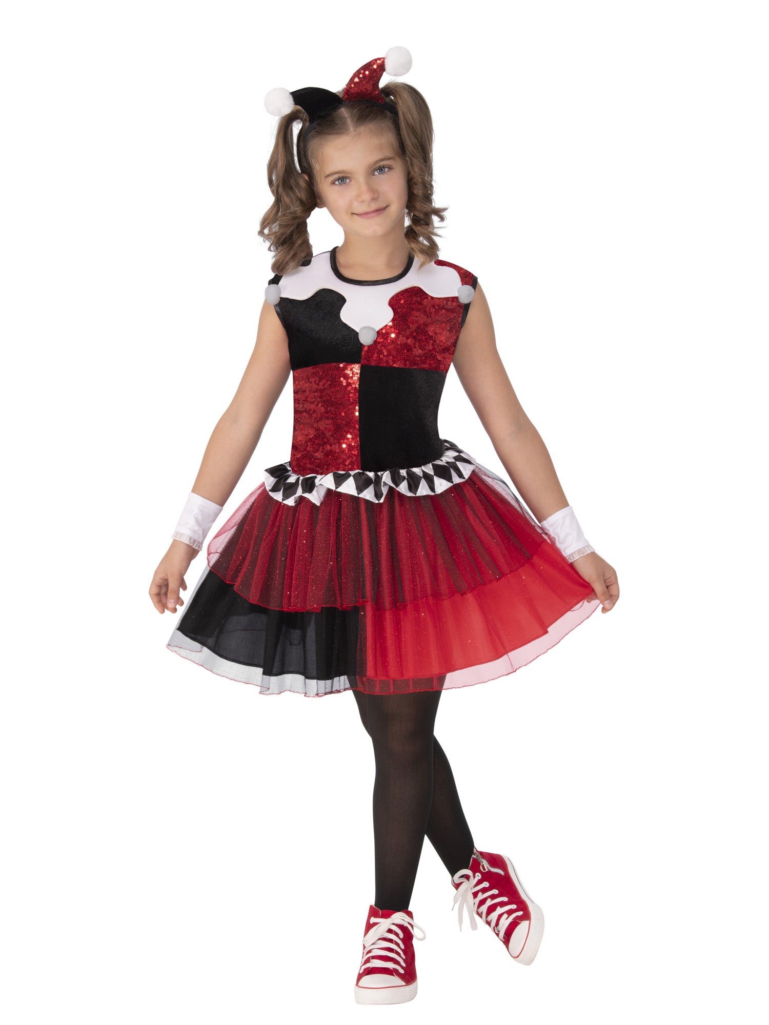 Harley Quinn, Batman, Multi, DC, Kids Costumes, Small, Front