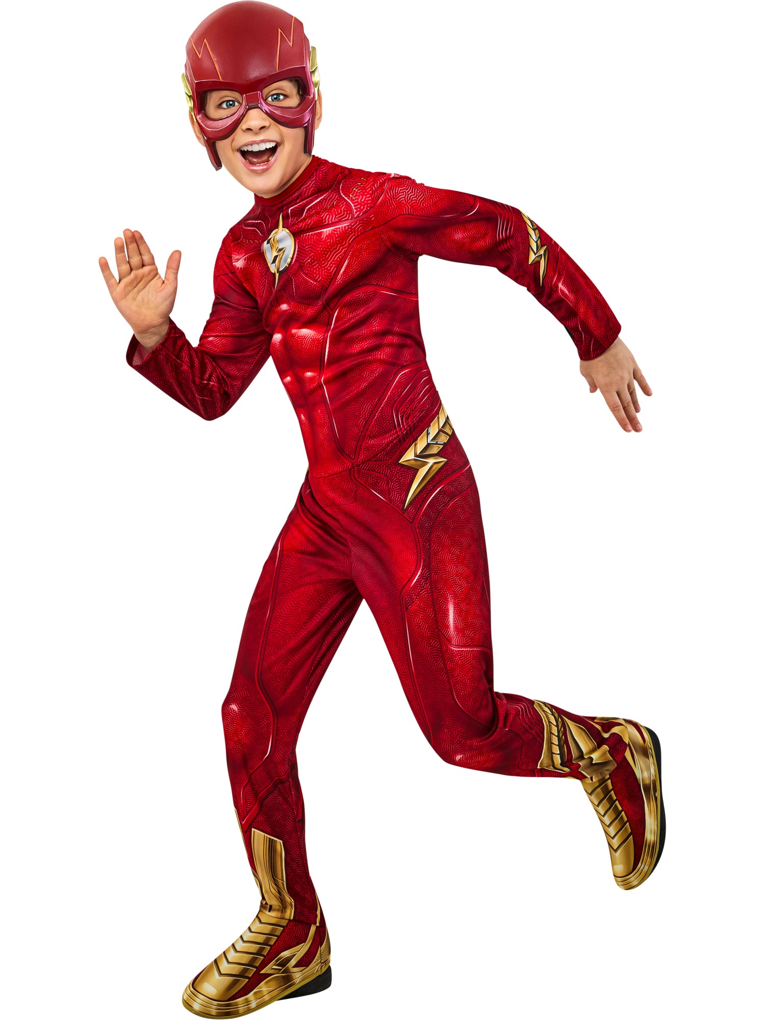 Flash, The Flash, Flash, The Flash, Red, DC, Kids Costumes, 9-10 years, Front