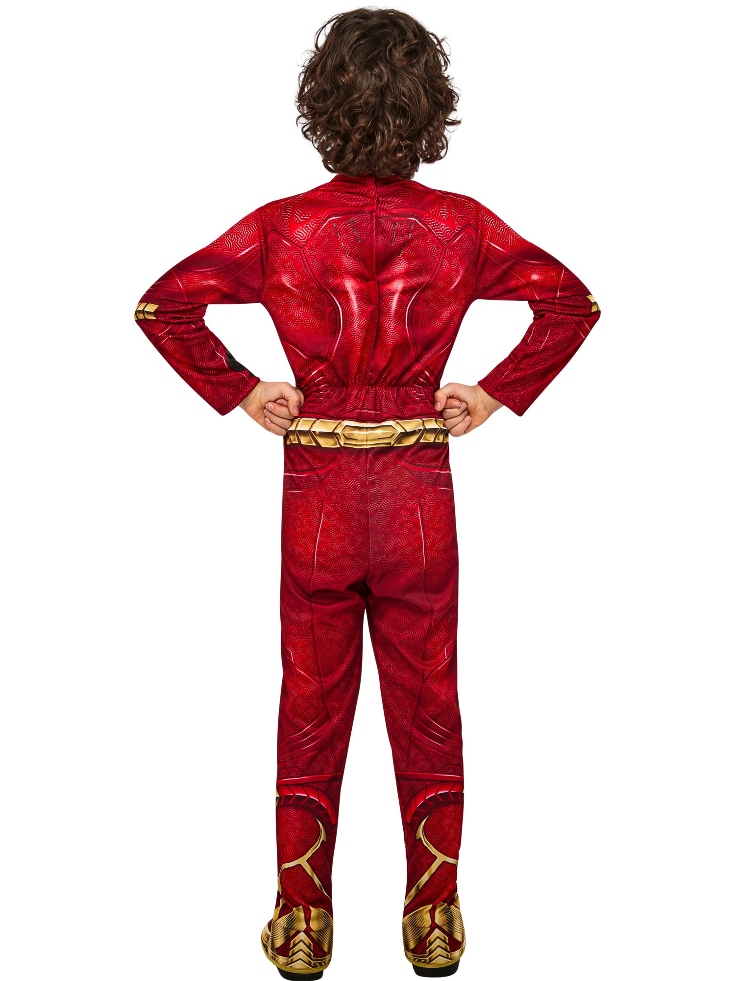 Flash, The Flash, Flash, The Flash, Red, DC, Kids Costumes, 9-10 years, Back