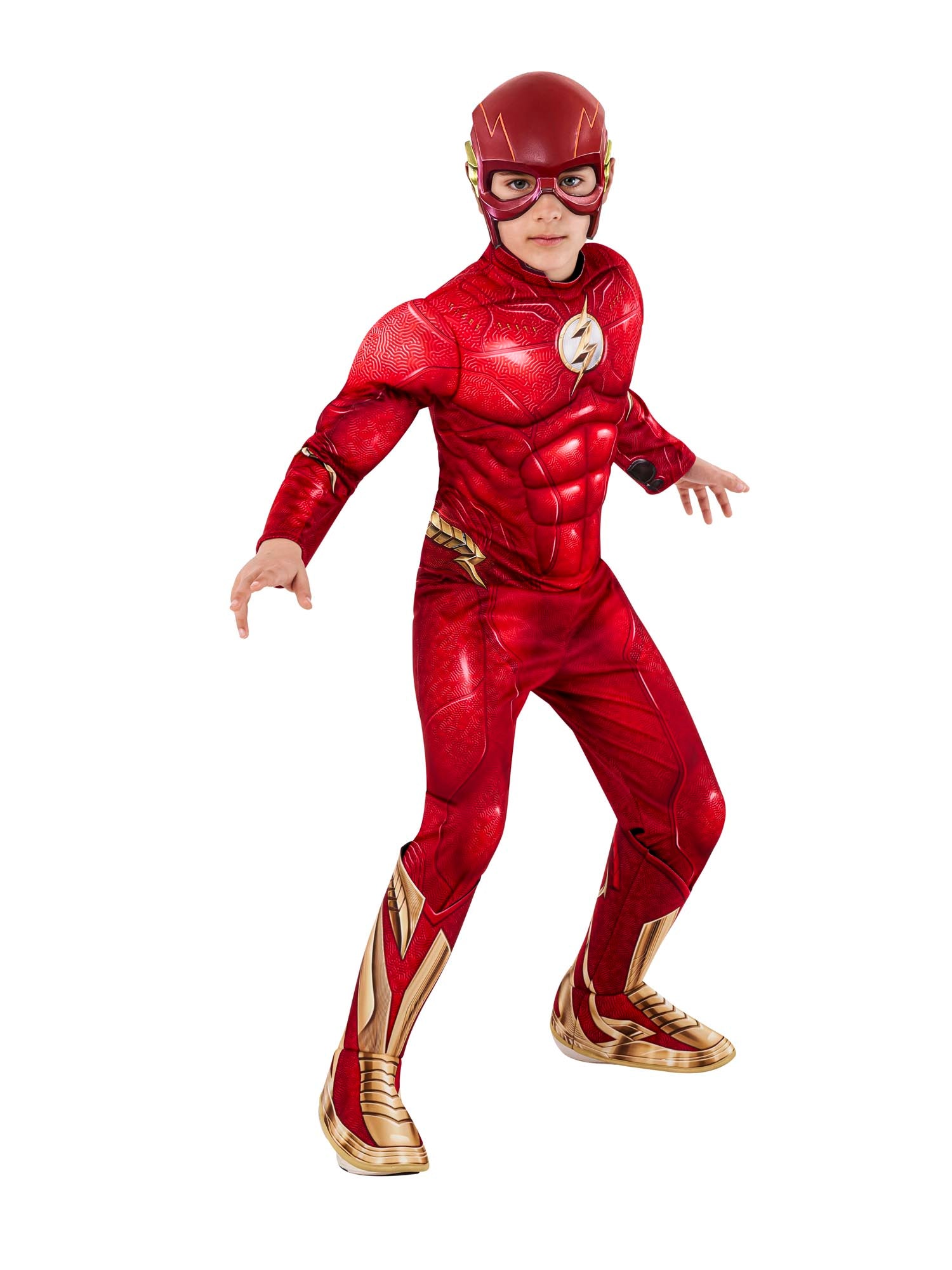 Flash, The Flash, Flash, The Flash, Red, DC, Kids Costumes, 9-10 years, Front