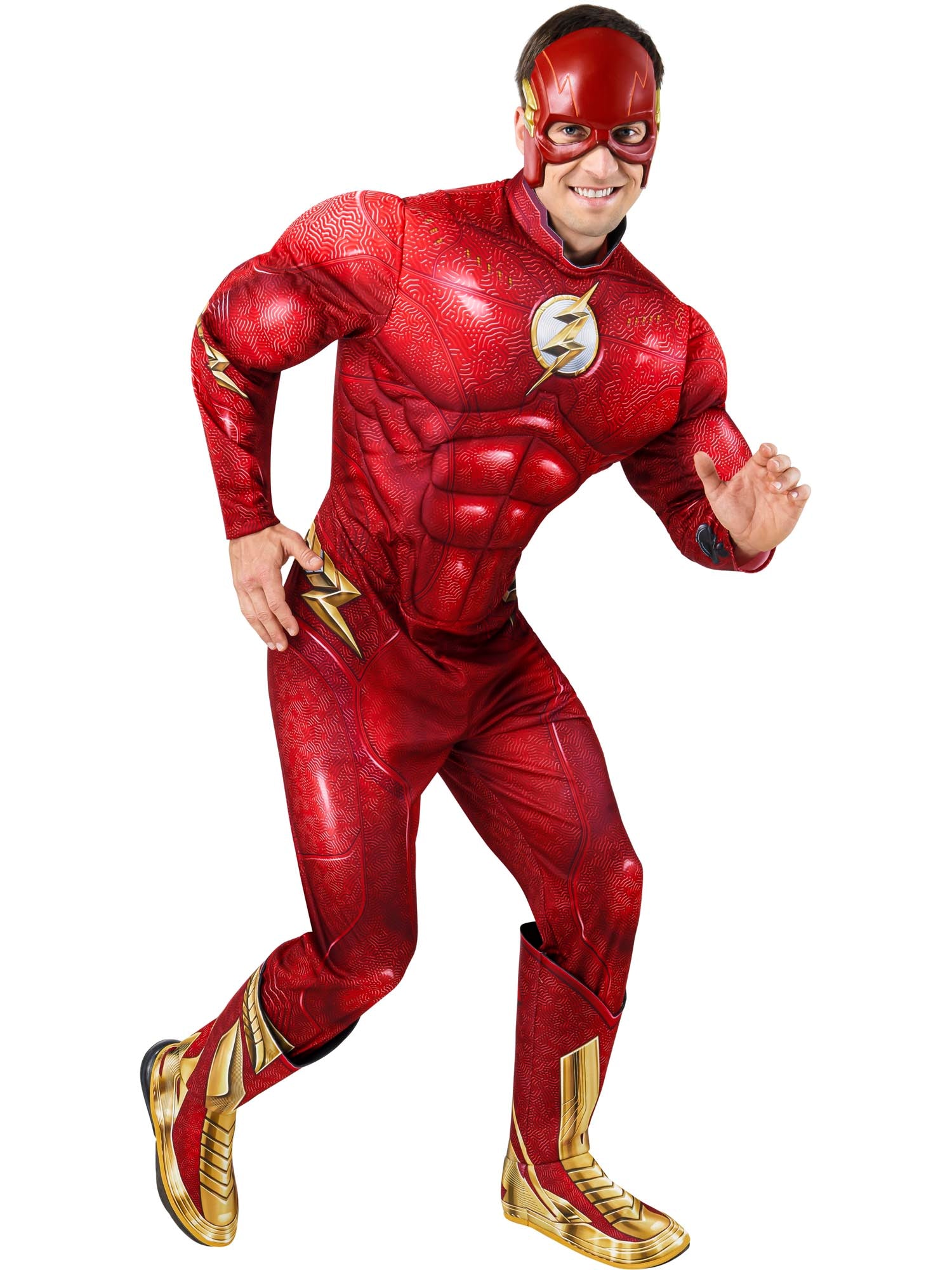Flash, The Flash, Flash, The Flash, Red, DC, Adult Costume, L, Front