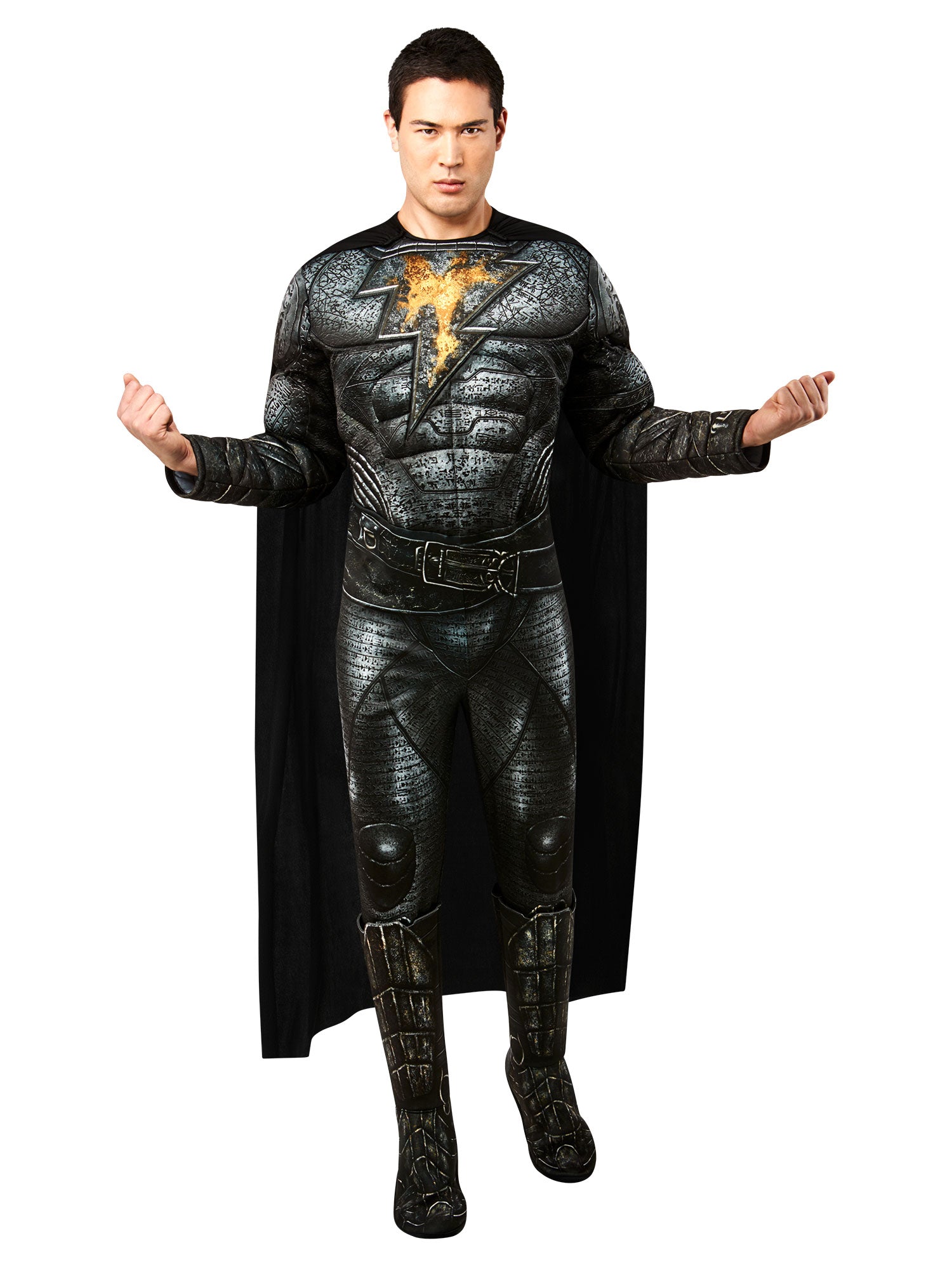 Black Adam, Black Adam DC, Black, WB DC Comics, Adult Costume, L, Front