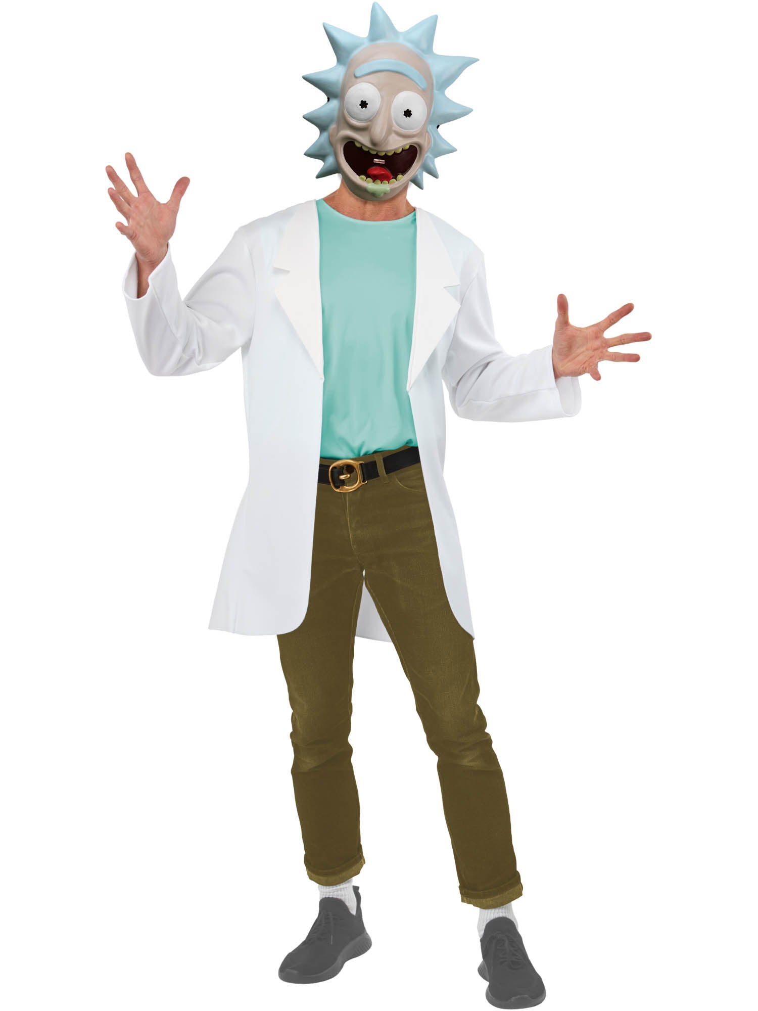 Rick and Morty, Adult Costume, M, Front