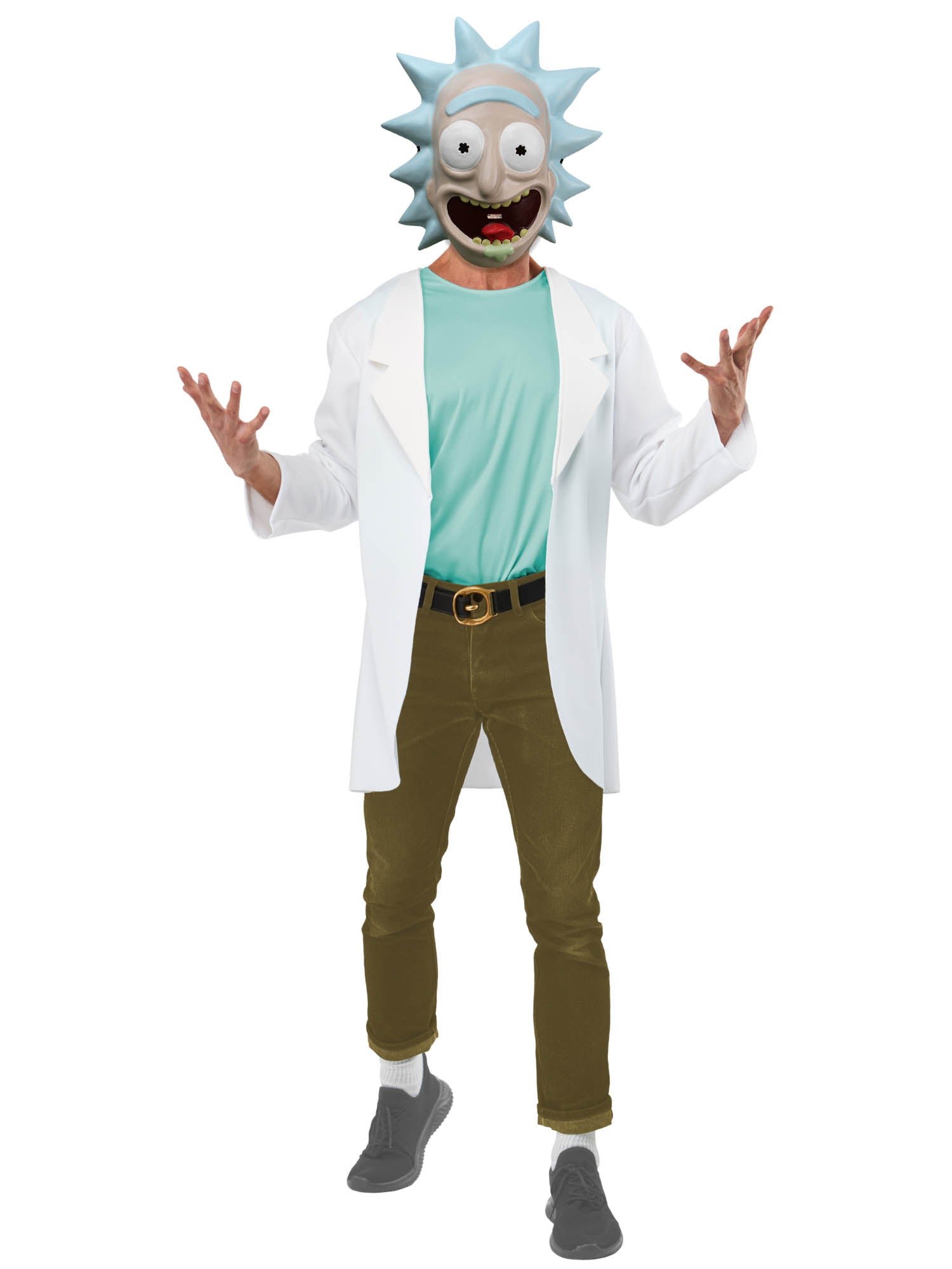 Rick and Morty, Adult Costume, M, Back