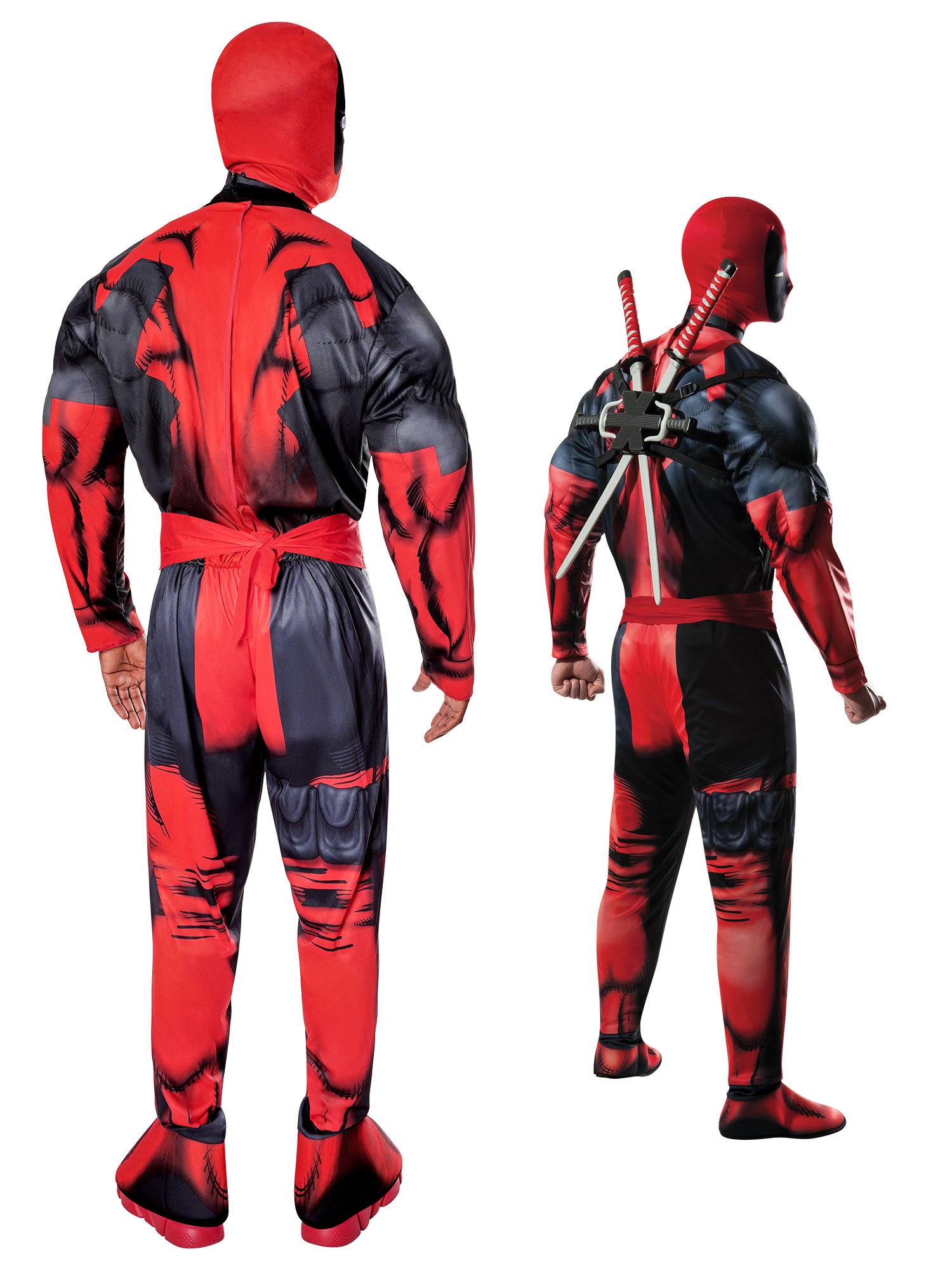 Deadpool, Multi, Marvel, Adult Costume, , Back