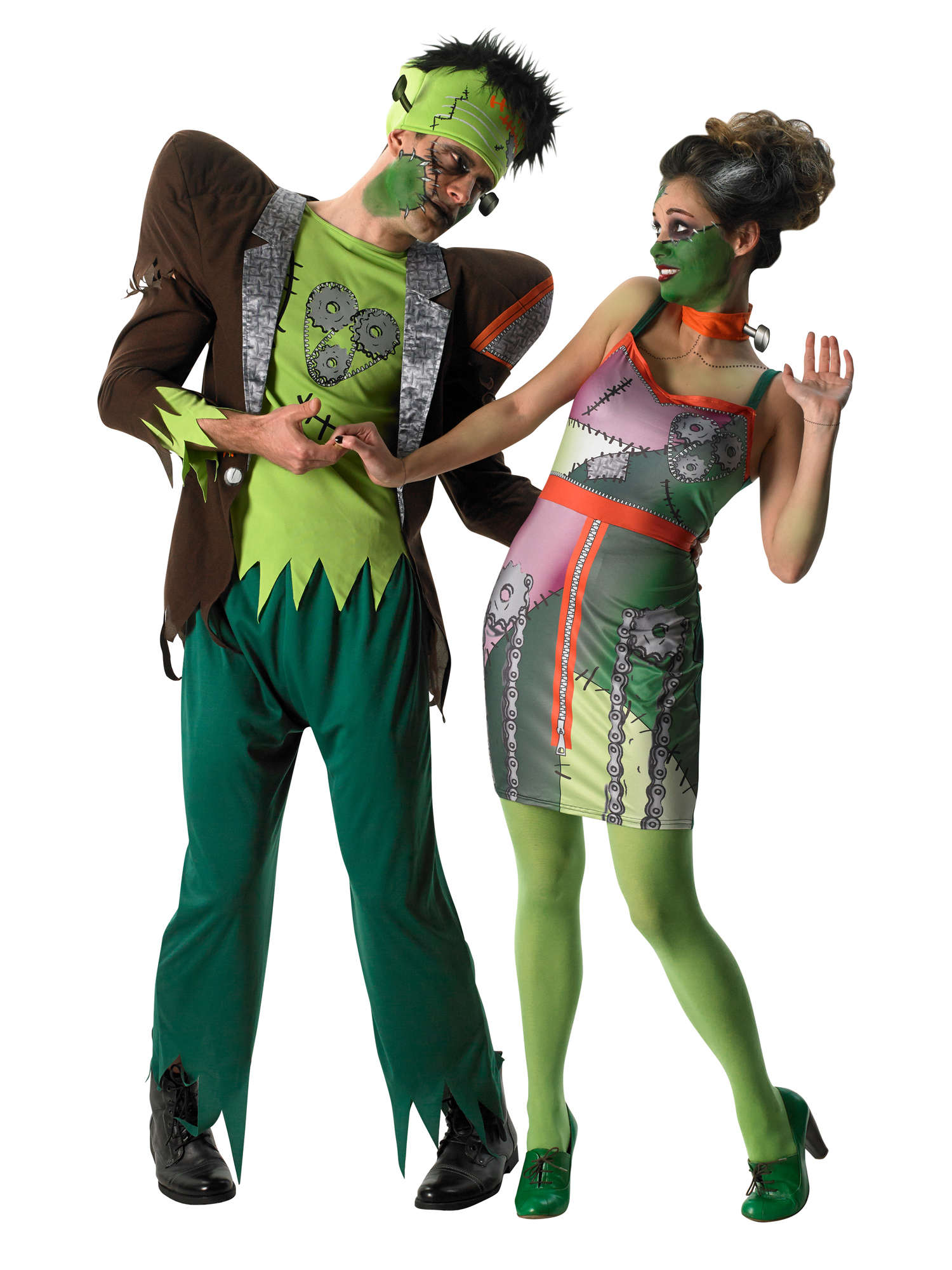 Frankenstein, Multi, Generic, Adult Costume, Small, Side