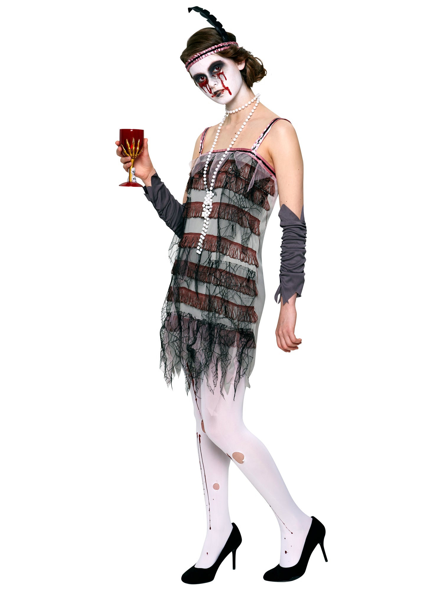 Lady Gravestone, Multi, Generic, Adult Costume, Small, Front