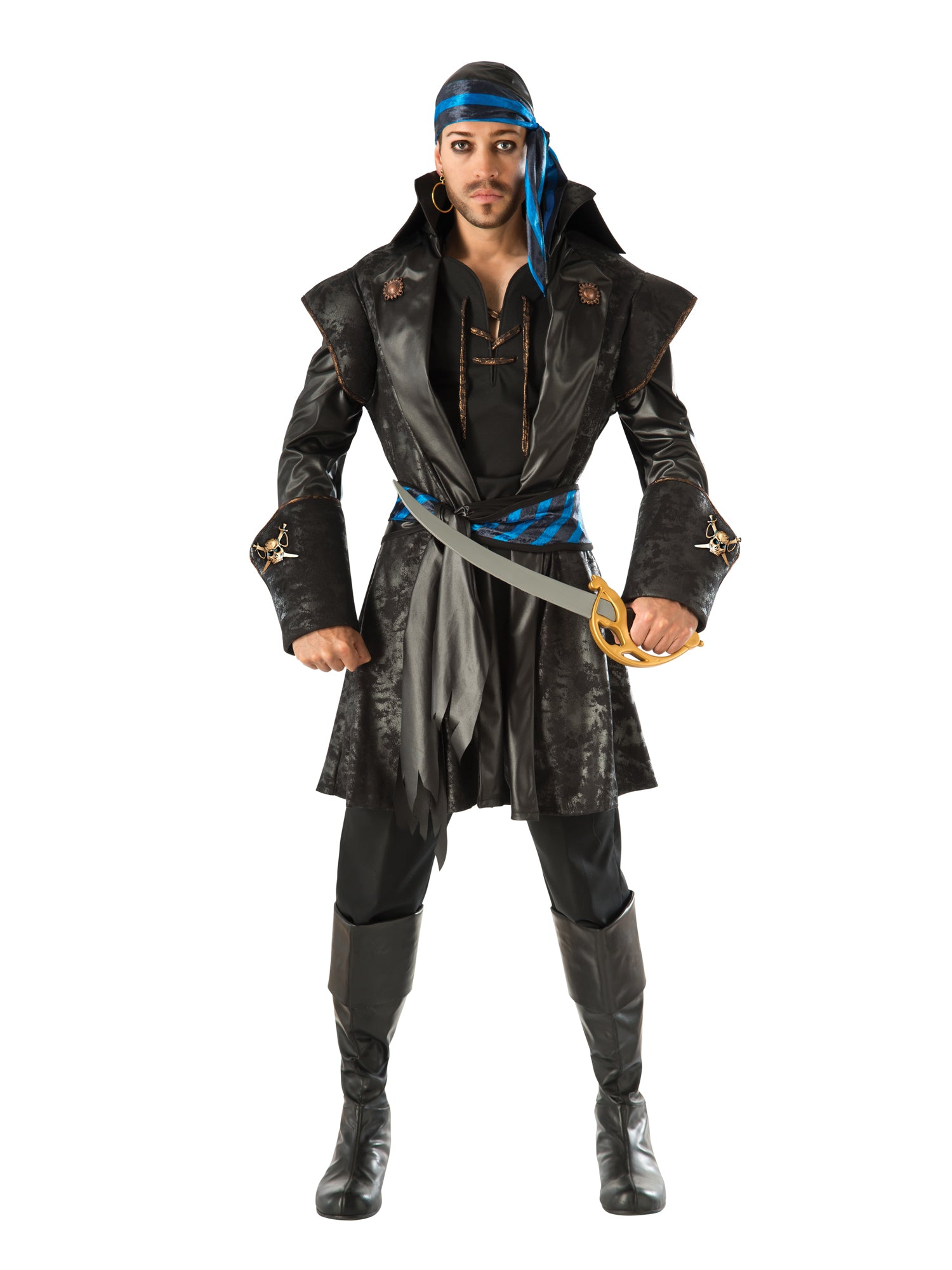 Pirate, Multi, Generic, Adult Costume, Standard, Front