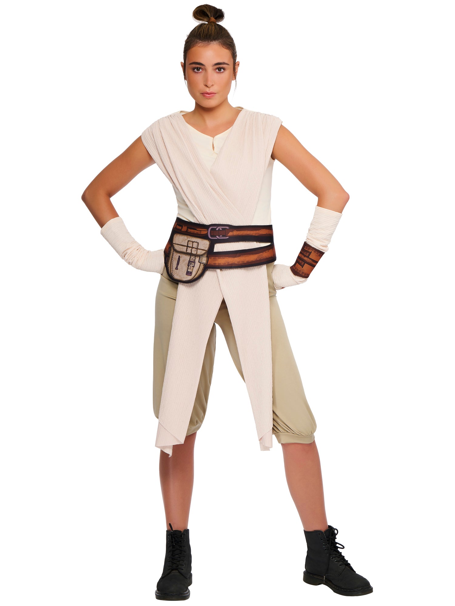 Rey, The Force Awakens, Episode VII, The Force Awakens, Multi, Disney - Lucas, Adult Costume, Small, Front