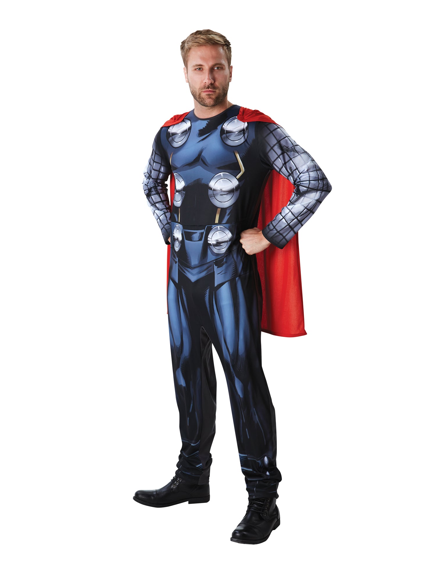 Thor, Avengers, Multi, Marvel, Adult Costume, Extra Large, Front