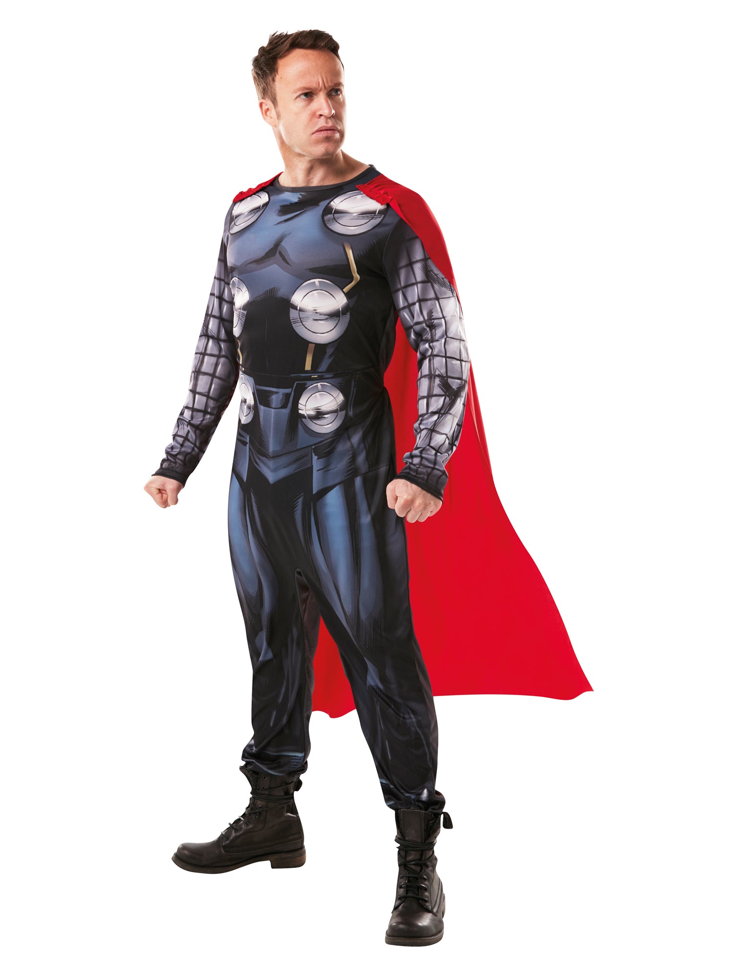 Thor, Avengers, Multi, Marvel, Adult Costume, Extra Large, Back