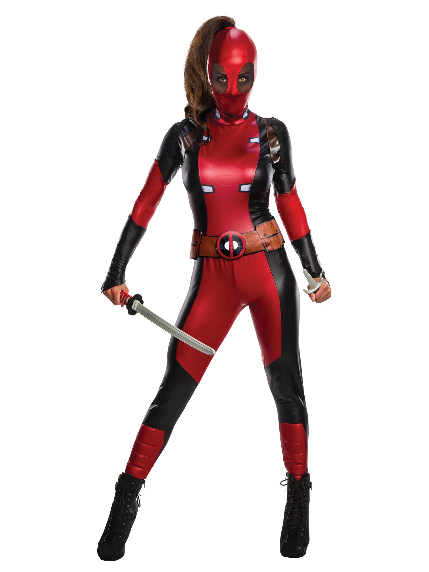 Deadpool, Multi, Marvel, Adult Costume, Extra Small, Front