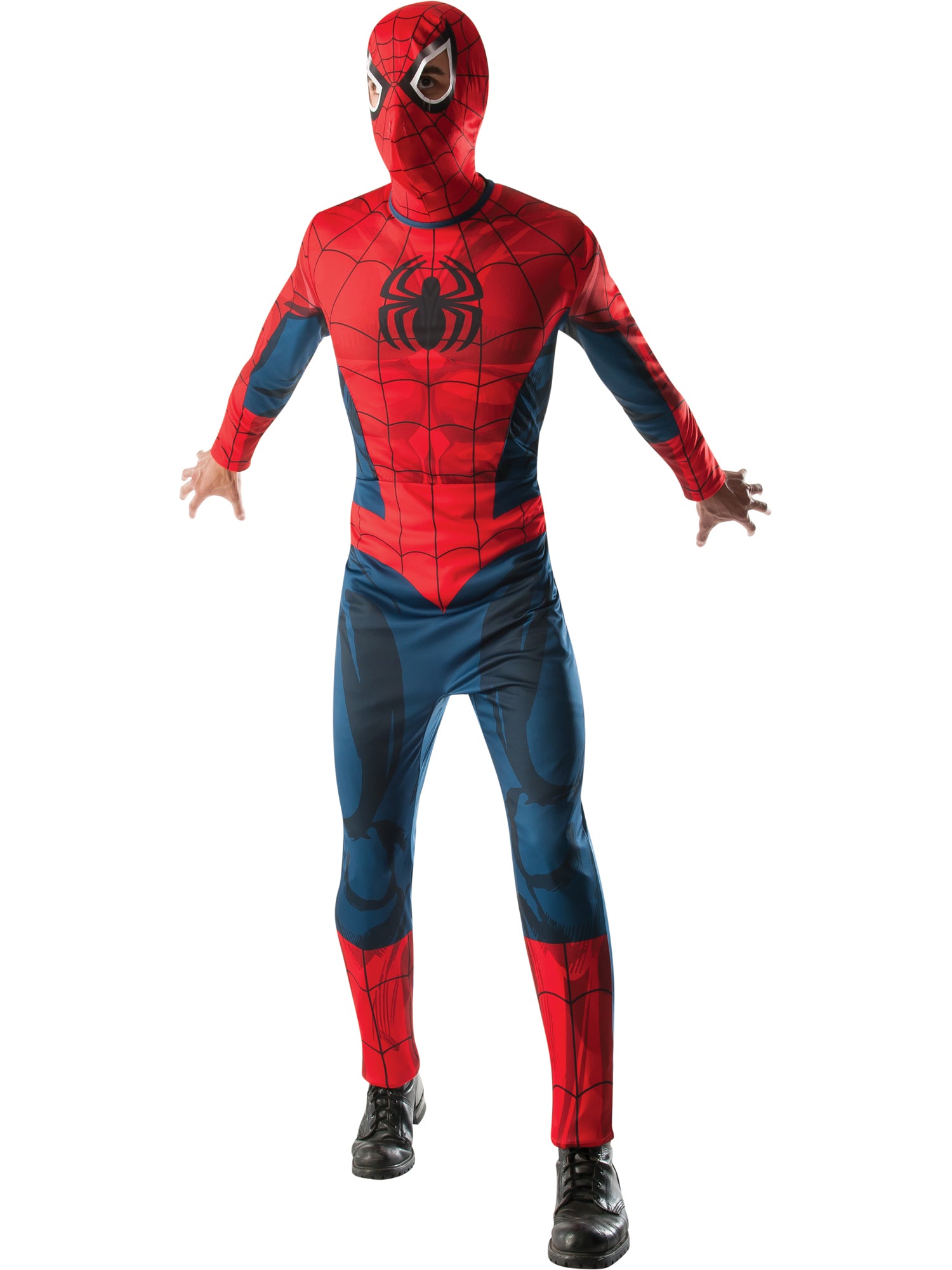 Spider-Man, Avengers, Multi, Marvel, Adult Costume, Standard, Front