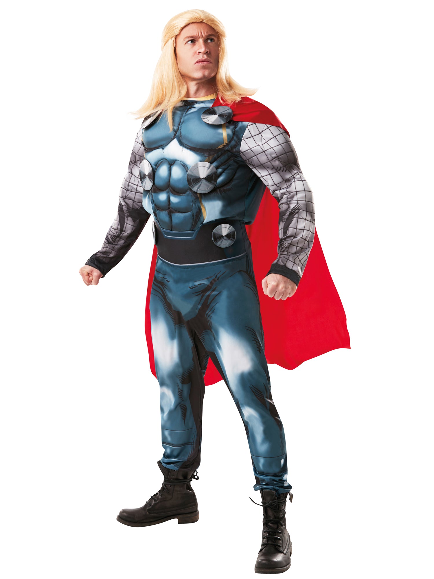 Thor, Avengers, Multi, Marvel, Adult Costume, Extra Large, Front