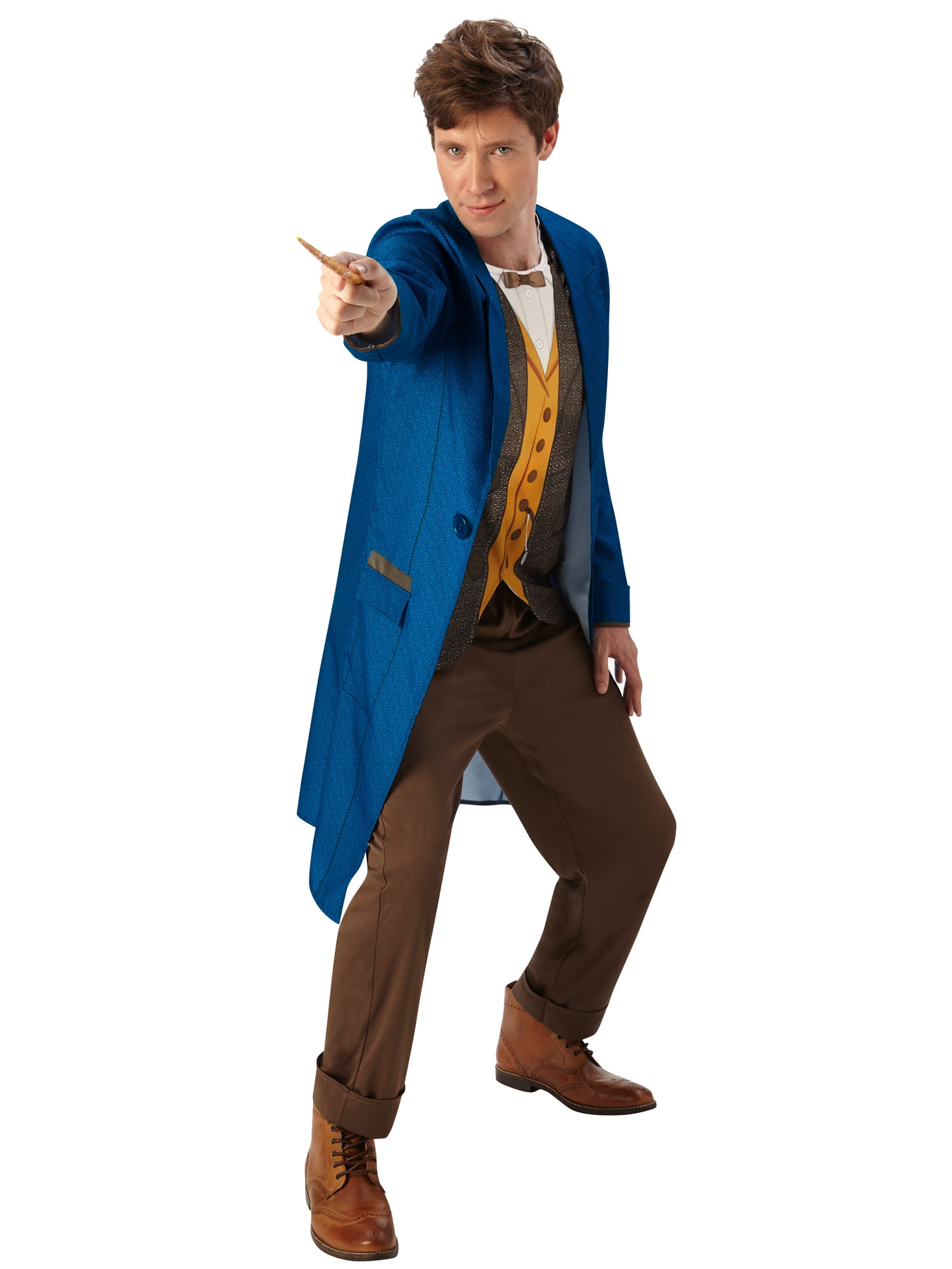 Newt Scamander, Fantastic Beasts, Multi, Harry Potter, Adult Costume, Extra Large, Front