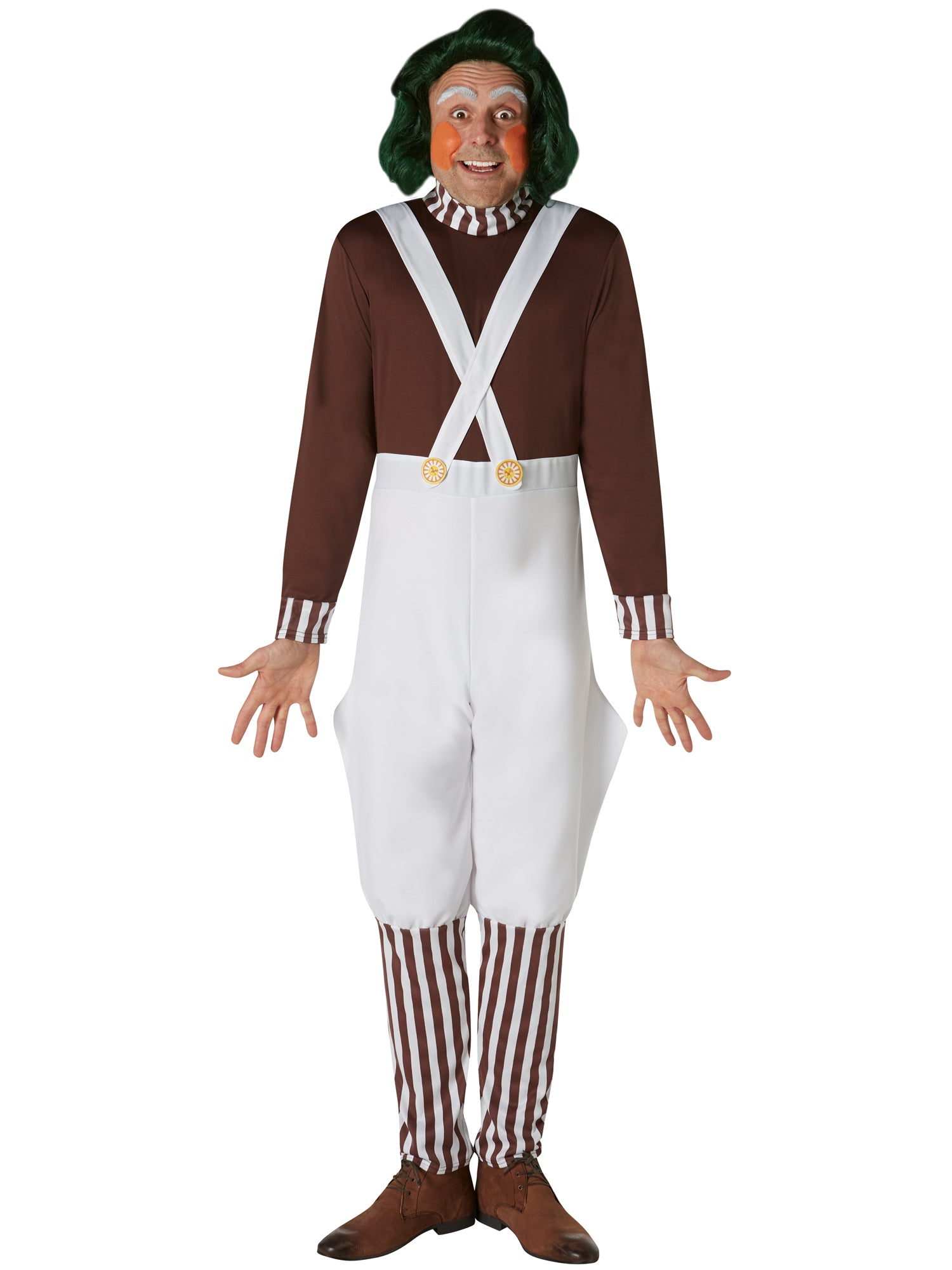 Oompa Loompa, Multi, Charlie And The Chocolate Factory, Adult Costume, Small, Side