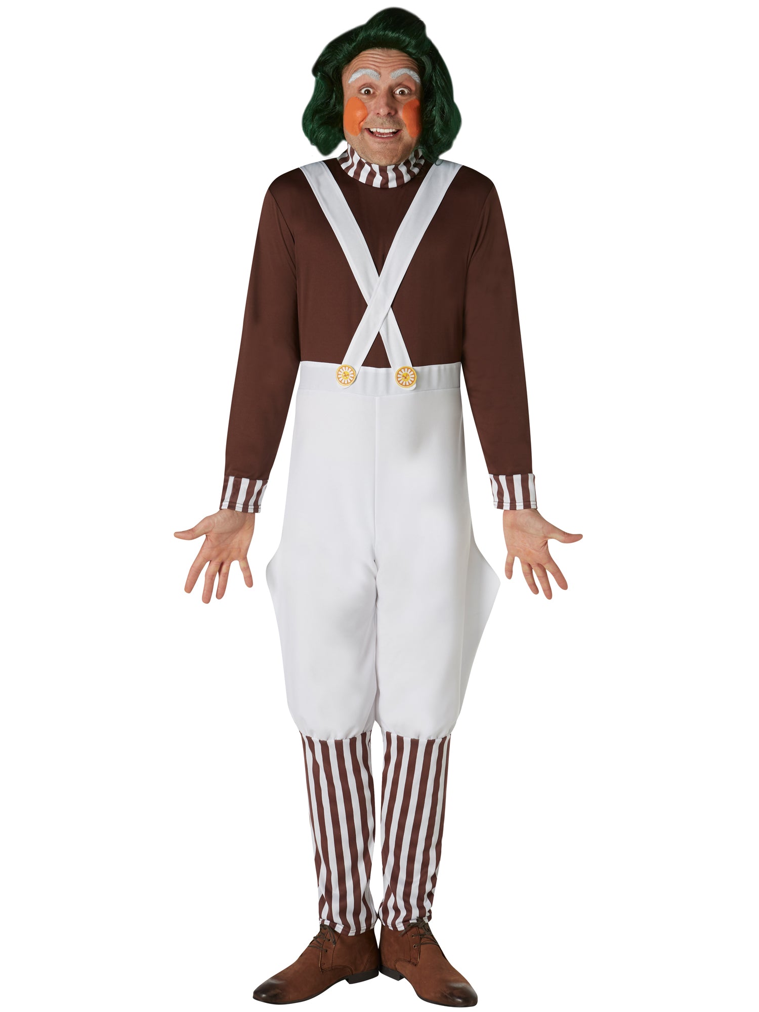 Oompa Loompa, Multi, WB DC Comics, Adult Costume, Small, Side