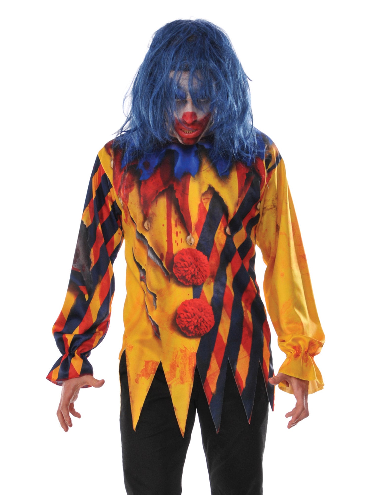 Clown, Multi, Forum, Adult Costume, , Back